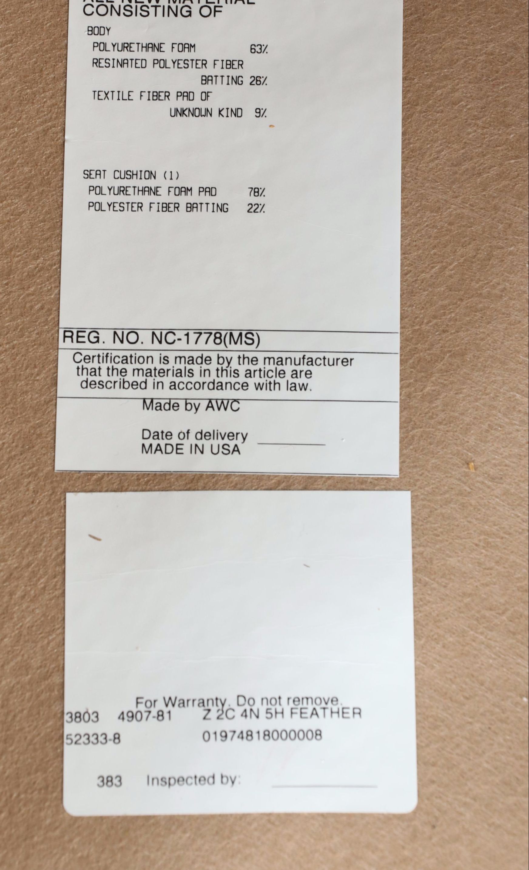 Haverty's Upholstered Armchair