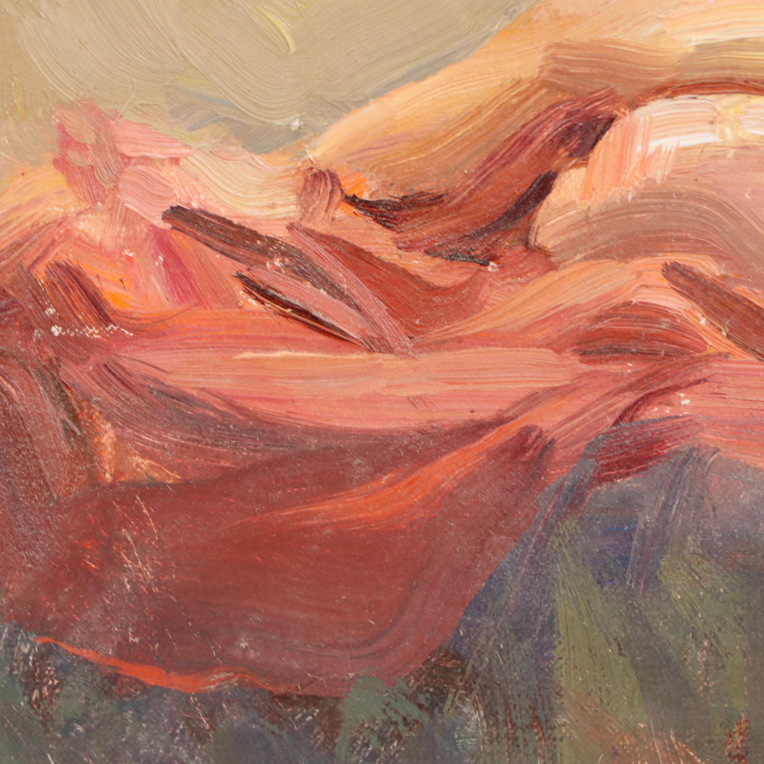 Quang Ho Oil Painting of Female Nude "Sleeping Figure," 1997