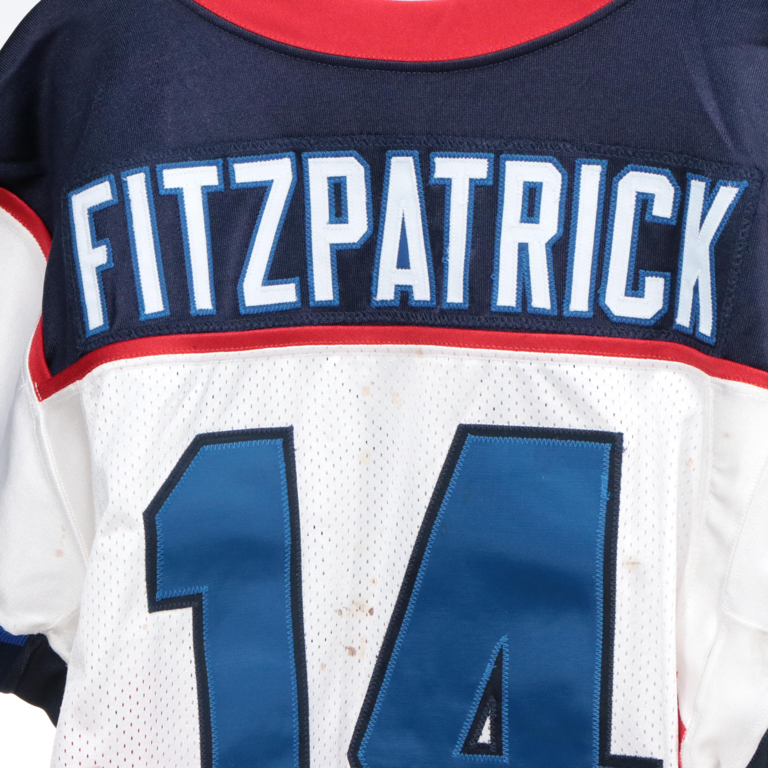 Ryan Fitzpatrick Player Issued Buffalo Bills Reebok Football Jersey