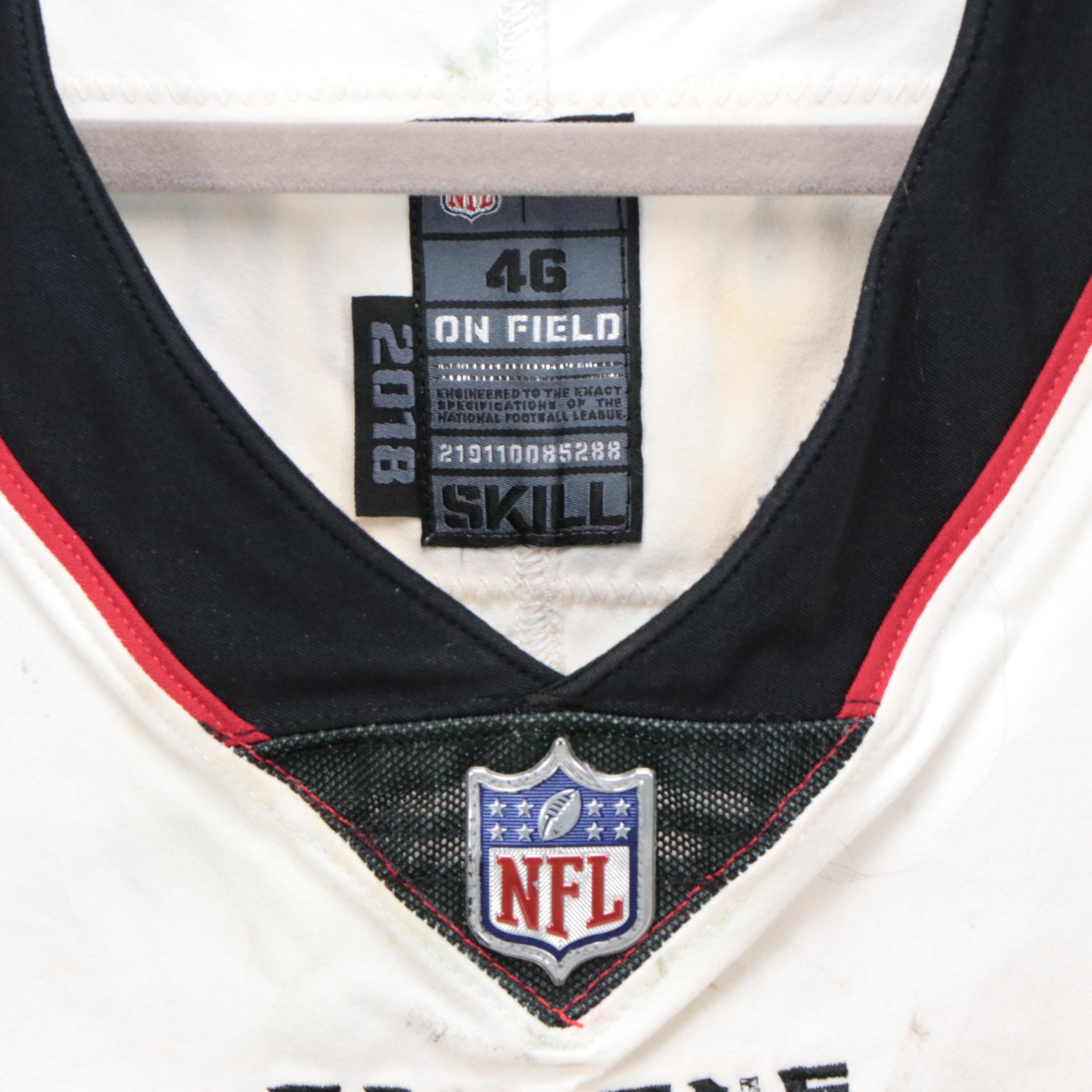 Austin Hooper Game Used Atlanta Falcons Nike Football Jersey