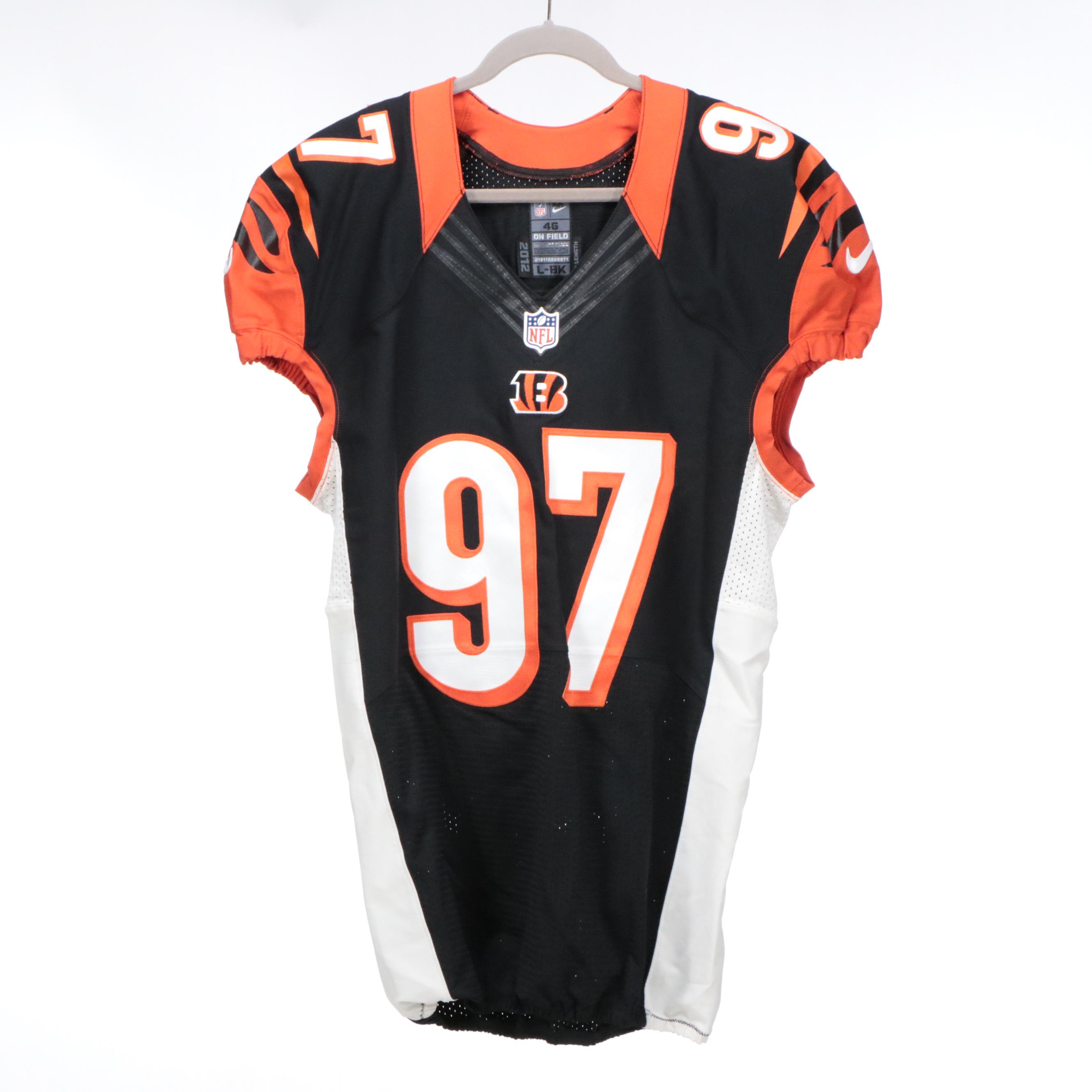 Geno Atkins Player Issued and Signed Cincinnati Bengals Nike Football Jersey