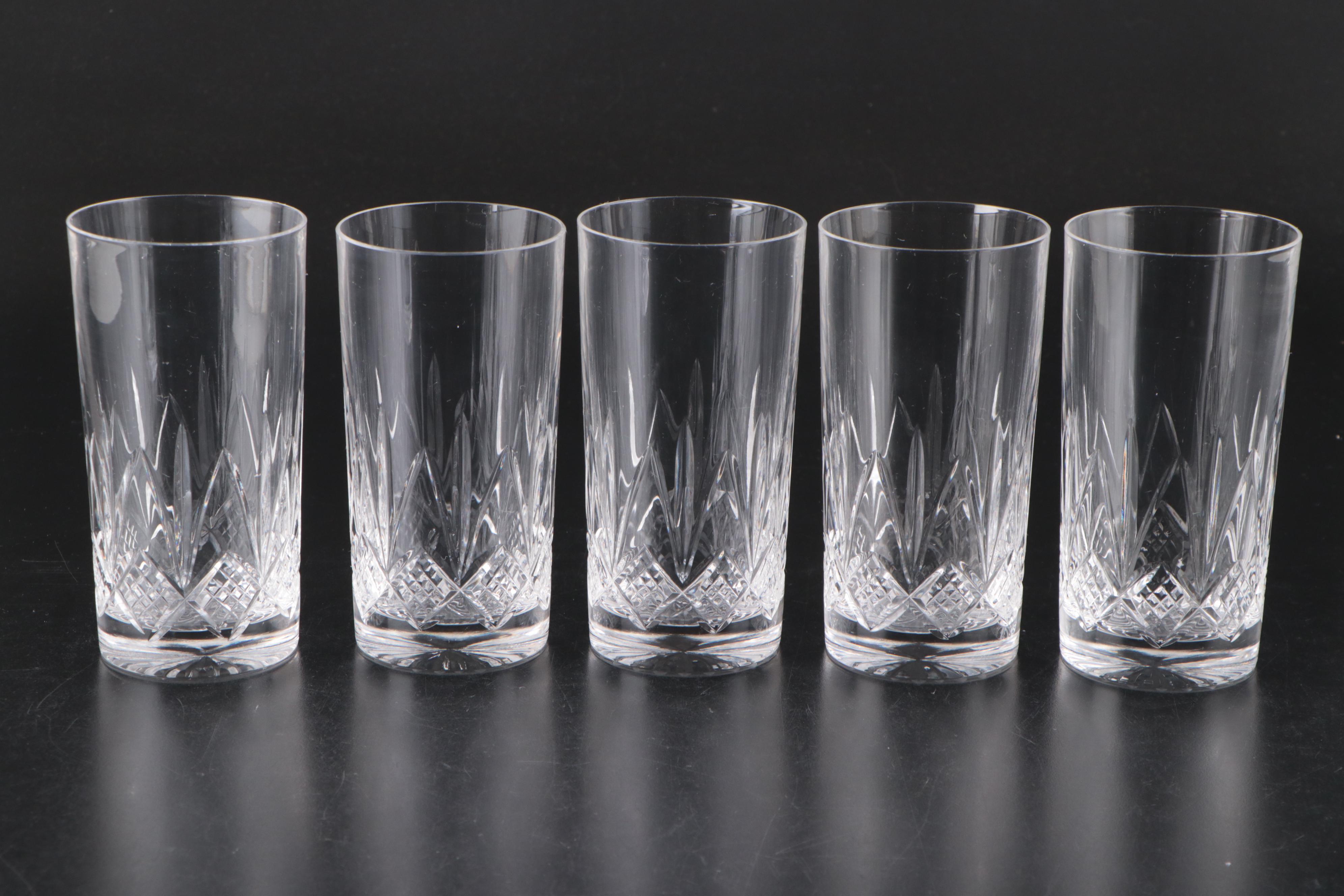 Edinburgh Crystal Skye Highball Glasses and Old Fashioned Glasses