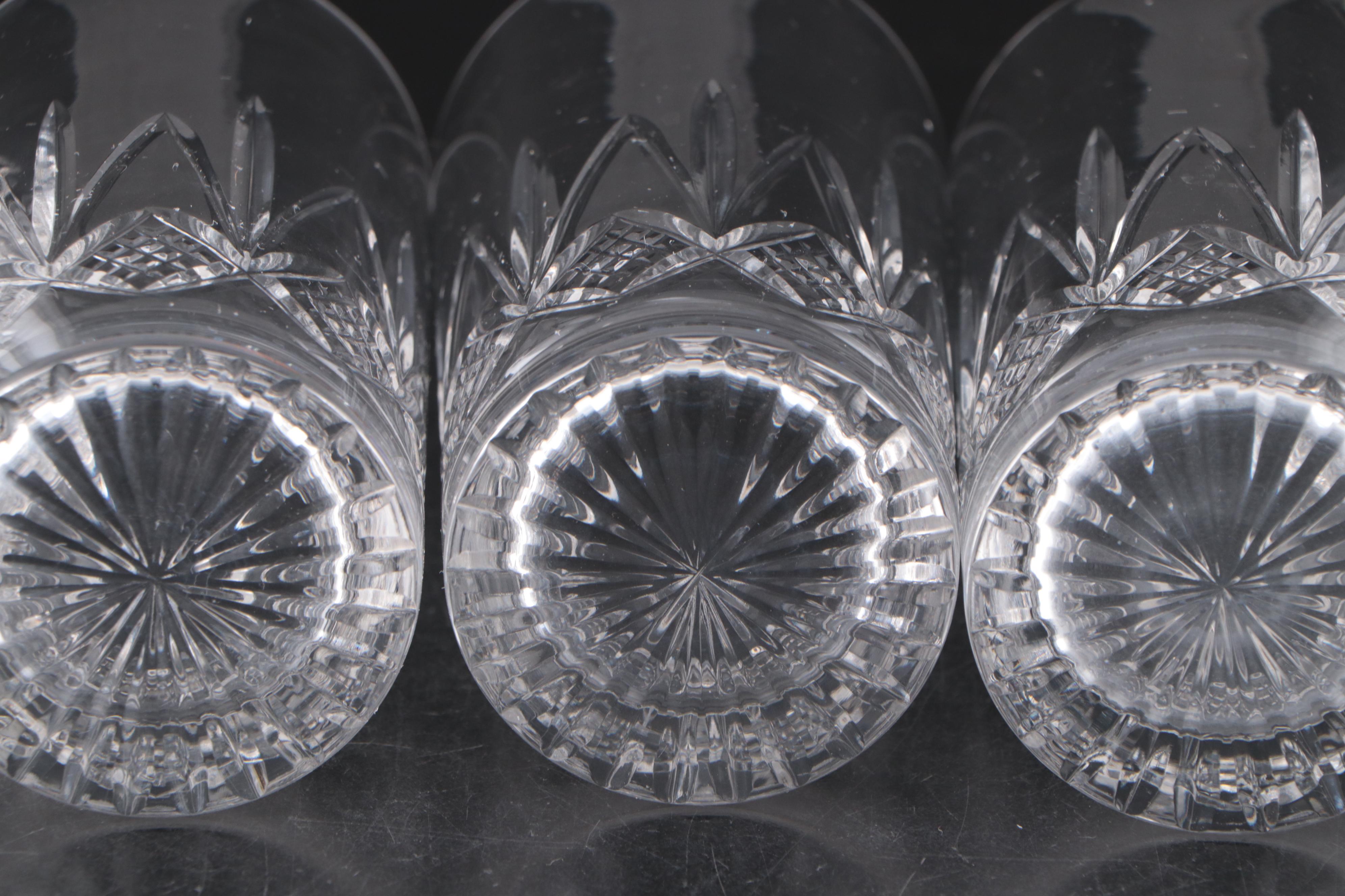 Edinburgh Crystal Skye Highball Glasses and Old Fashioned Glasses