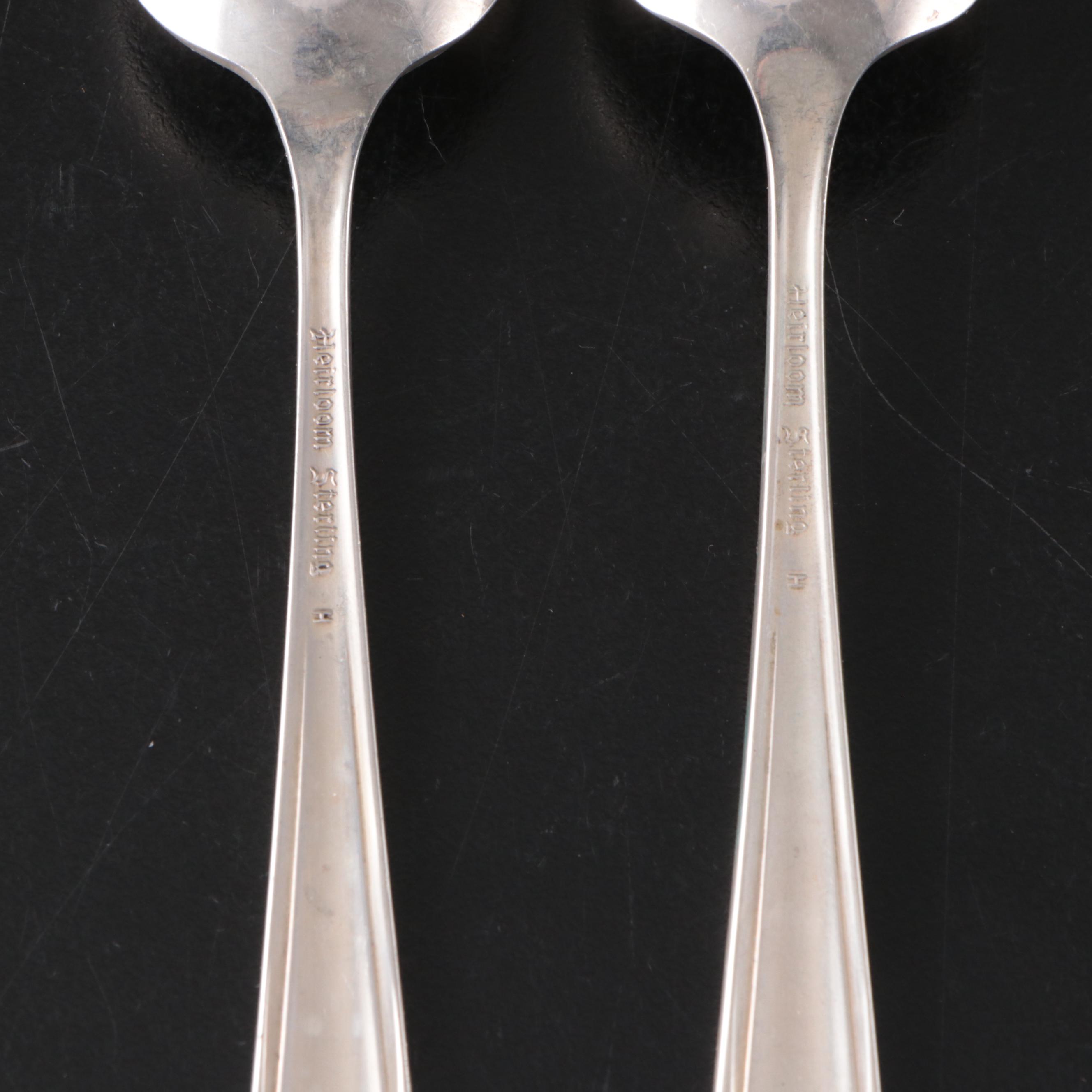 International Silver Co. "Frontenac" Sterling Youth Spoons with Other Sterling