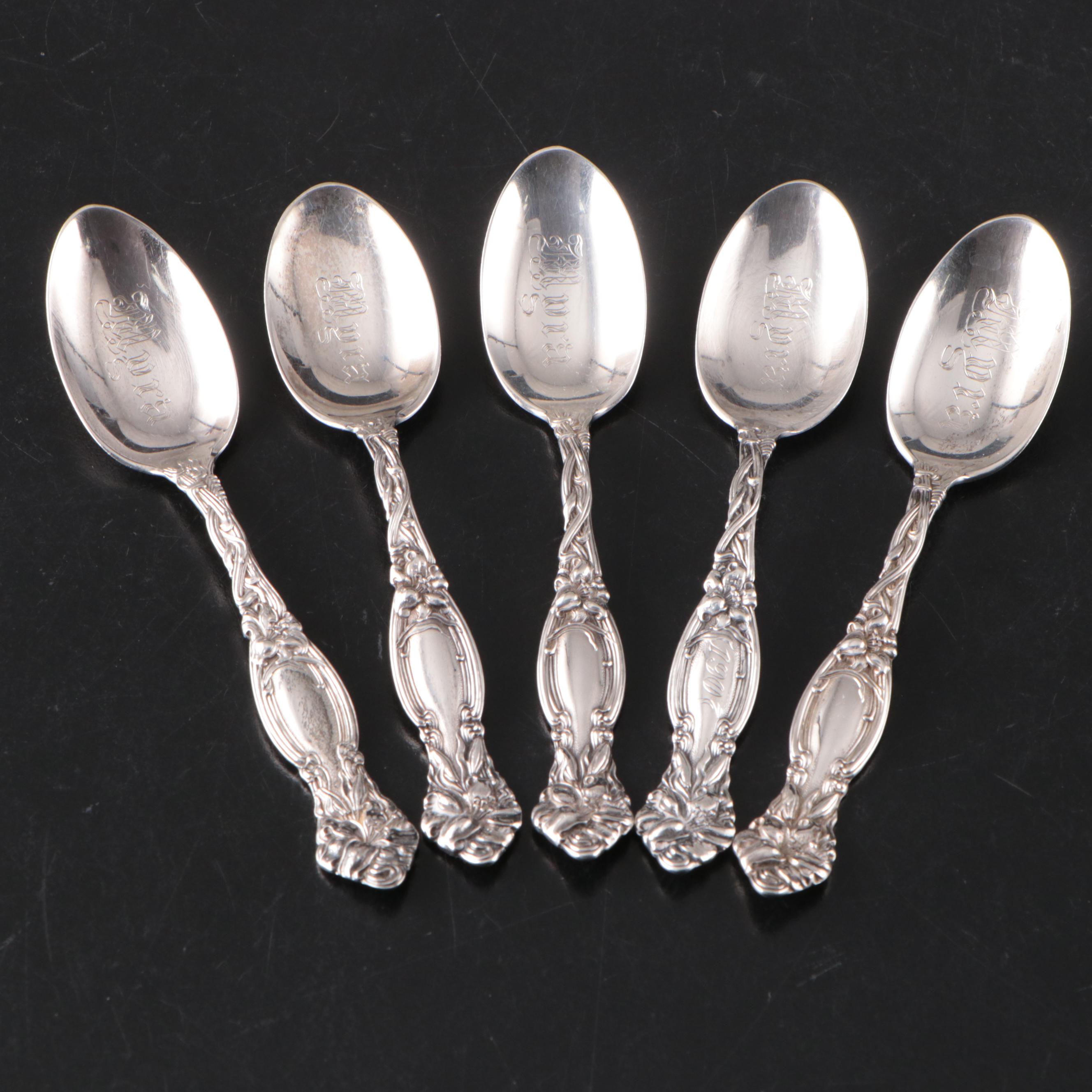 International Silver Co. "Frontenac" Sterling Youth Spoons with Other Sterling