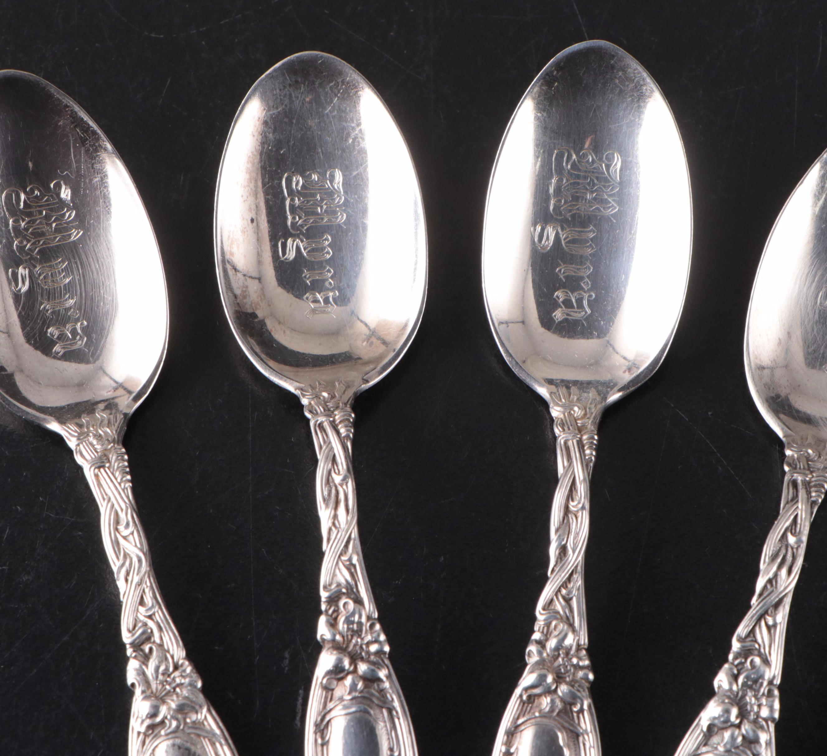 International Silver Co. "Frontenac" Sterling Youth Spoons with Other Sterling