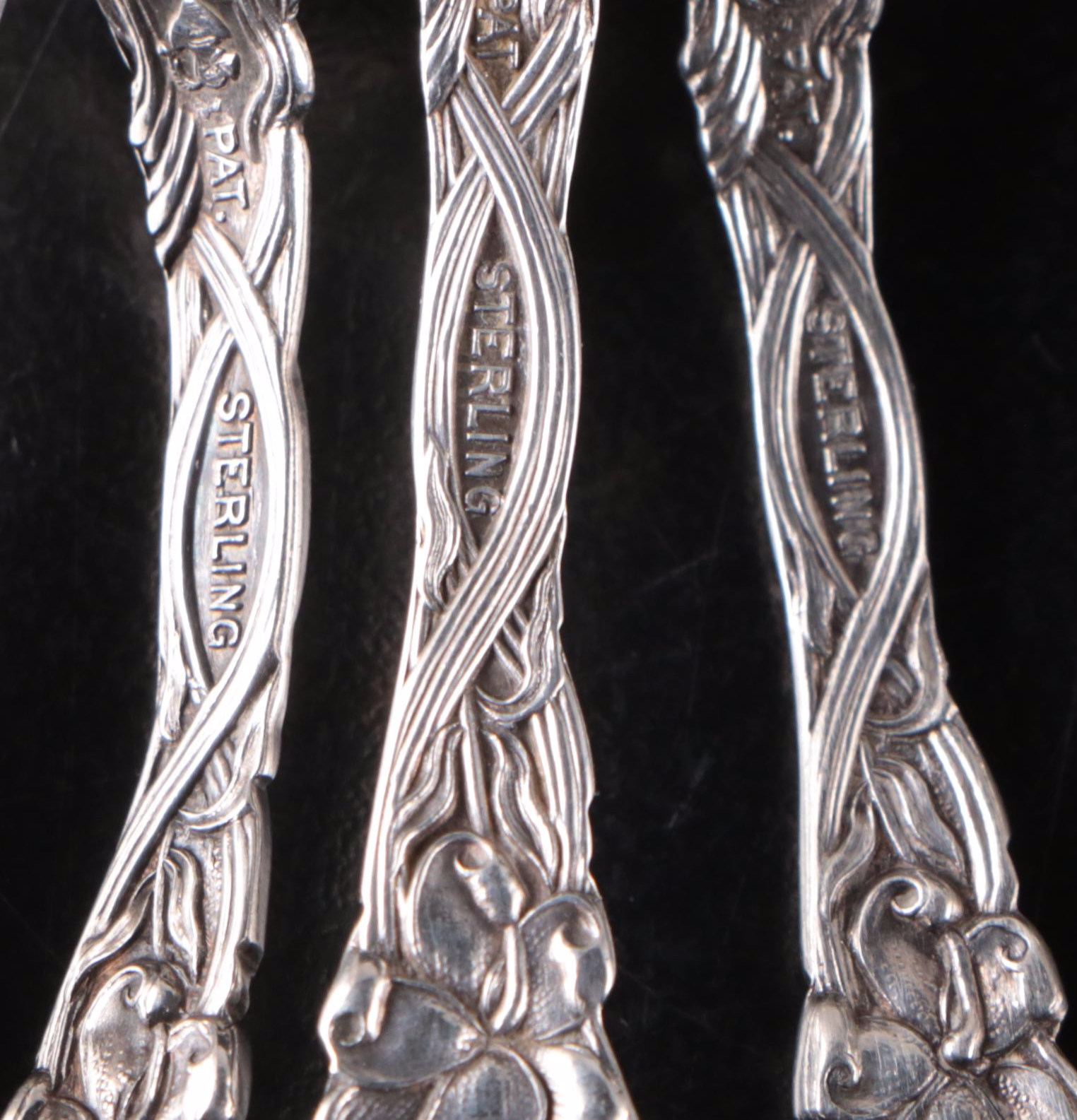 International Silver Co. "Frontenac" Sterling Youth Spoons with Other Sterling