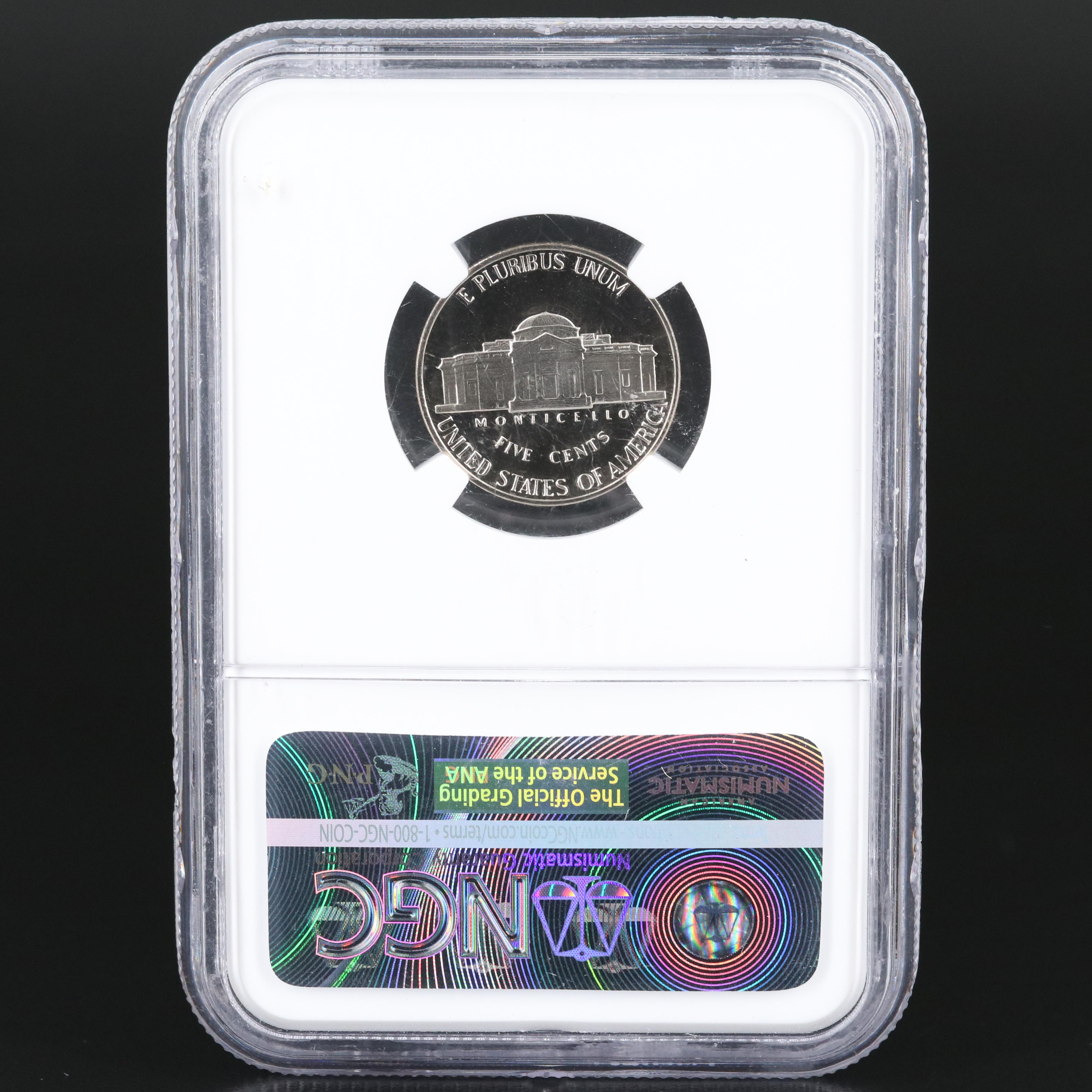 NGC PR69 Ultra Cameo 1992-S Jefferson Nickel