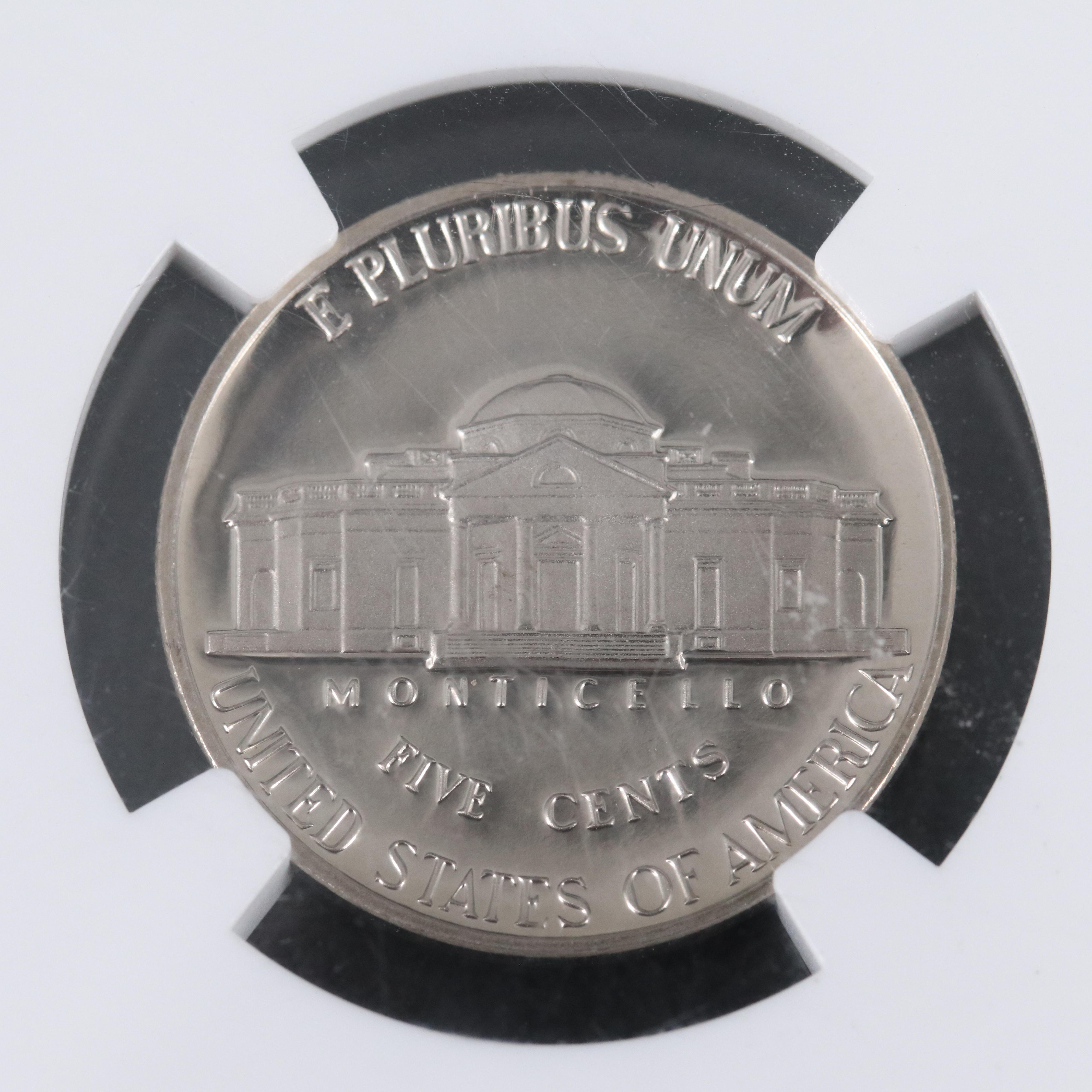 NGC PR69 Ultra Cameo 1992-S Jefferson Nickel