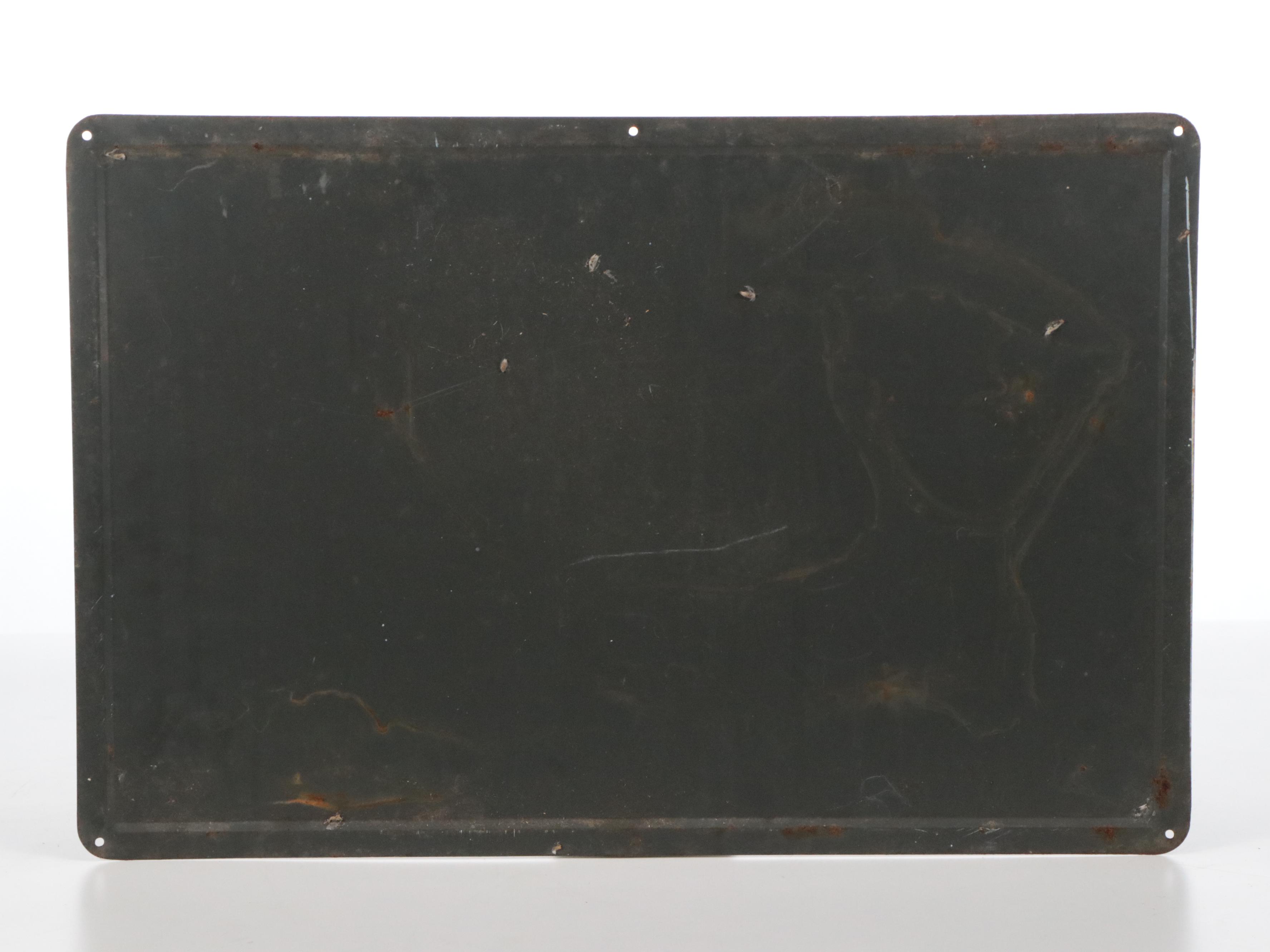 Burch True Blue Farm Implements Advertising Sign, 1963