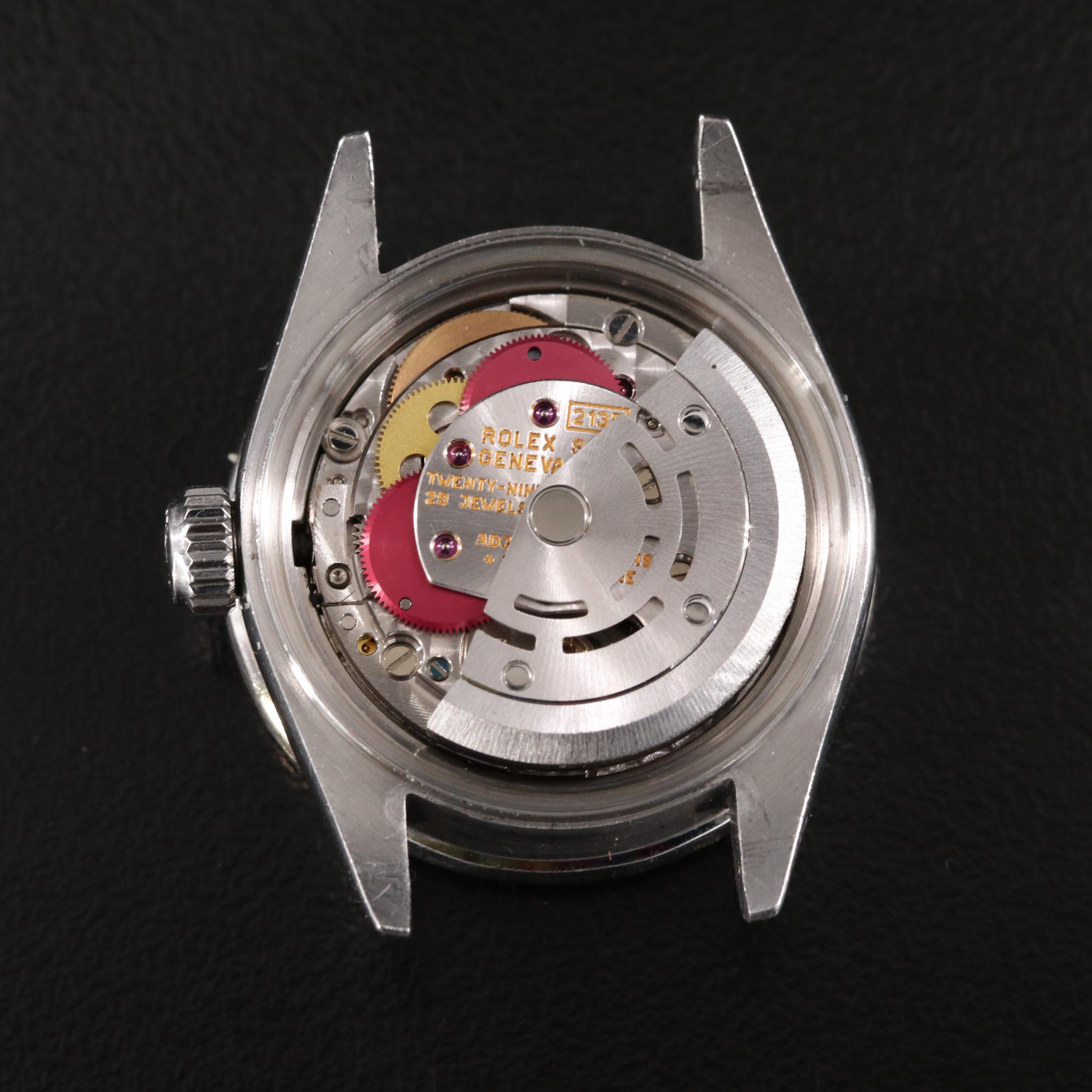 1995 Rolex Custom Diamond Bezel White Roman Dial Datejust Watch