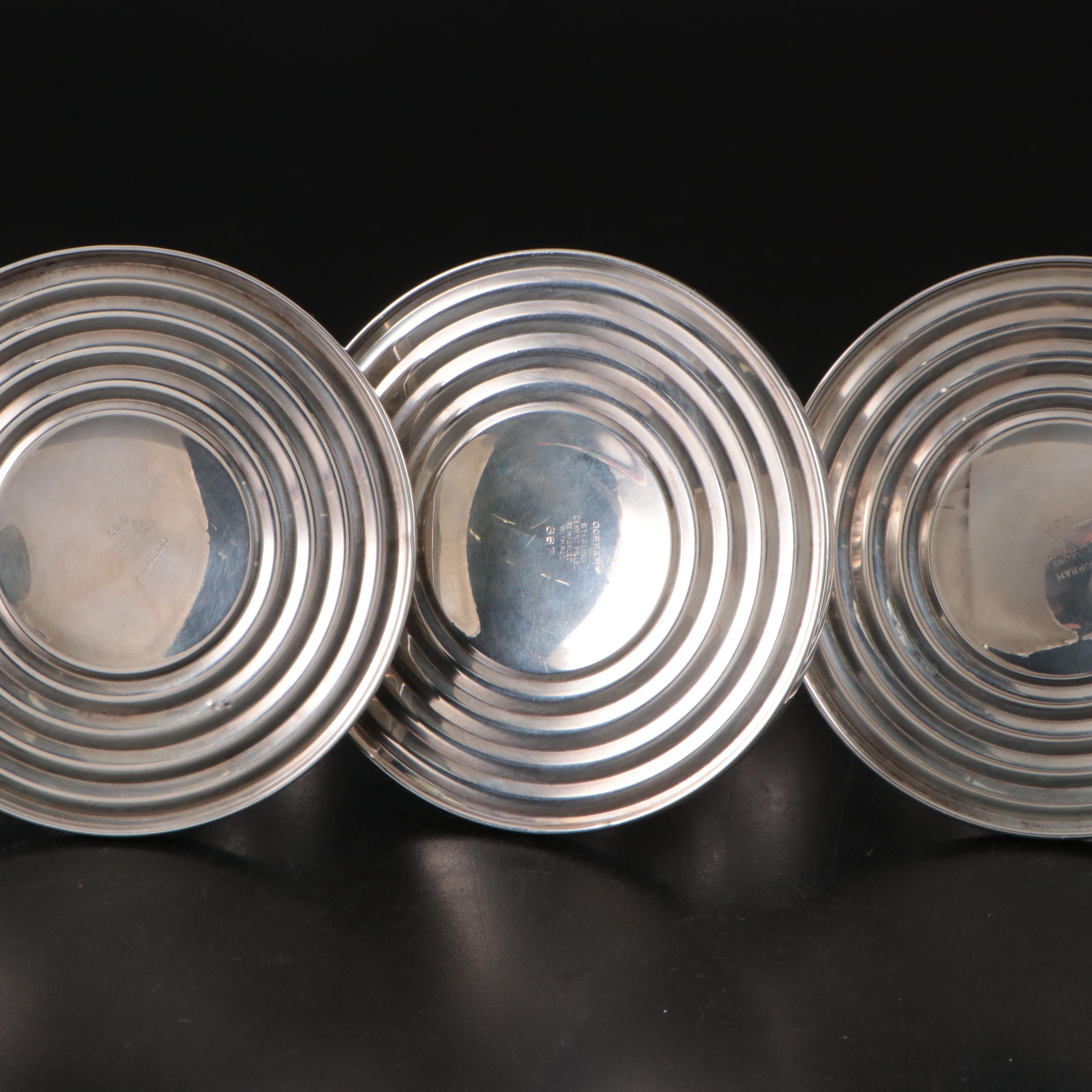 Gorham "Cambridge" Weighted Sterling Console Candle Holders