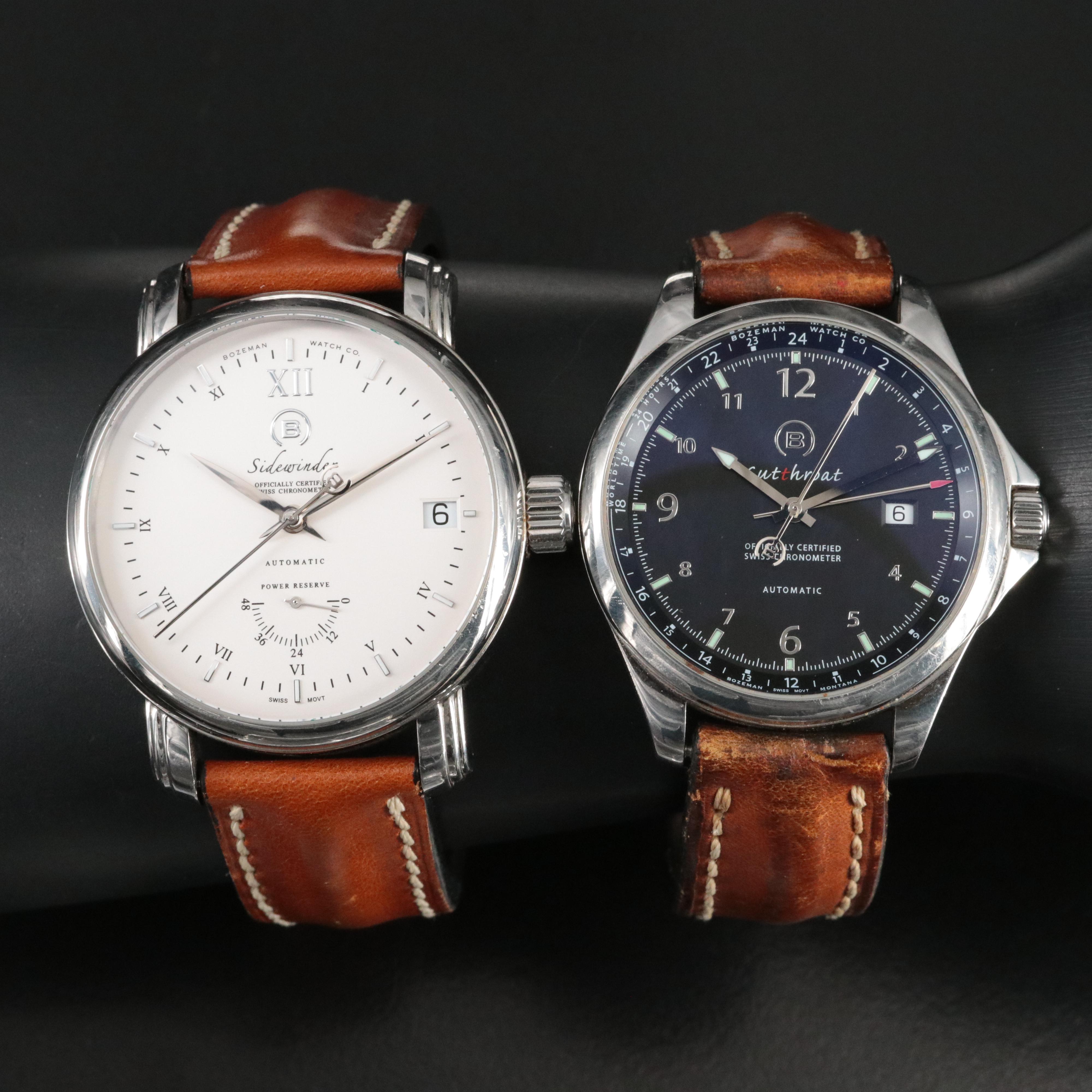 Bozeman Watch Co. German Made Stainless Steel Automatic Watches