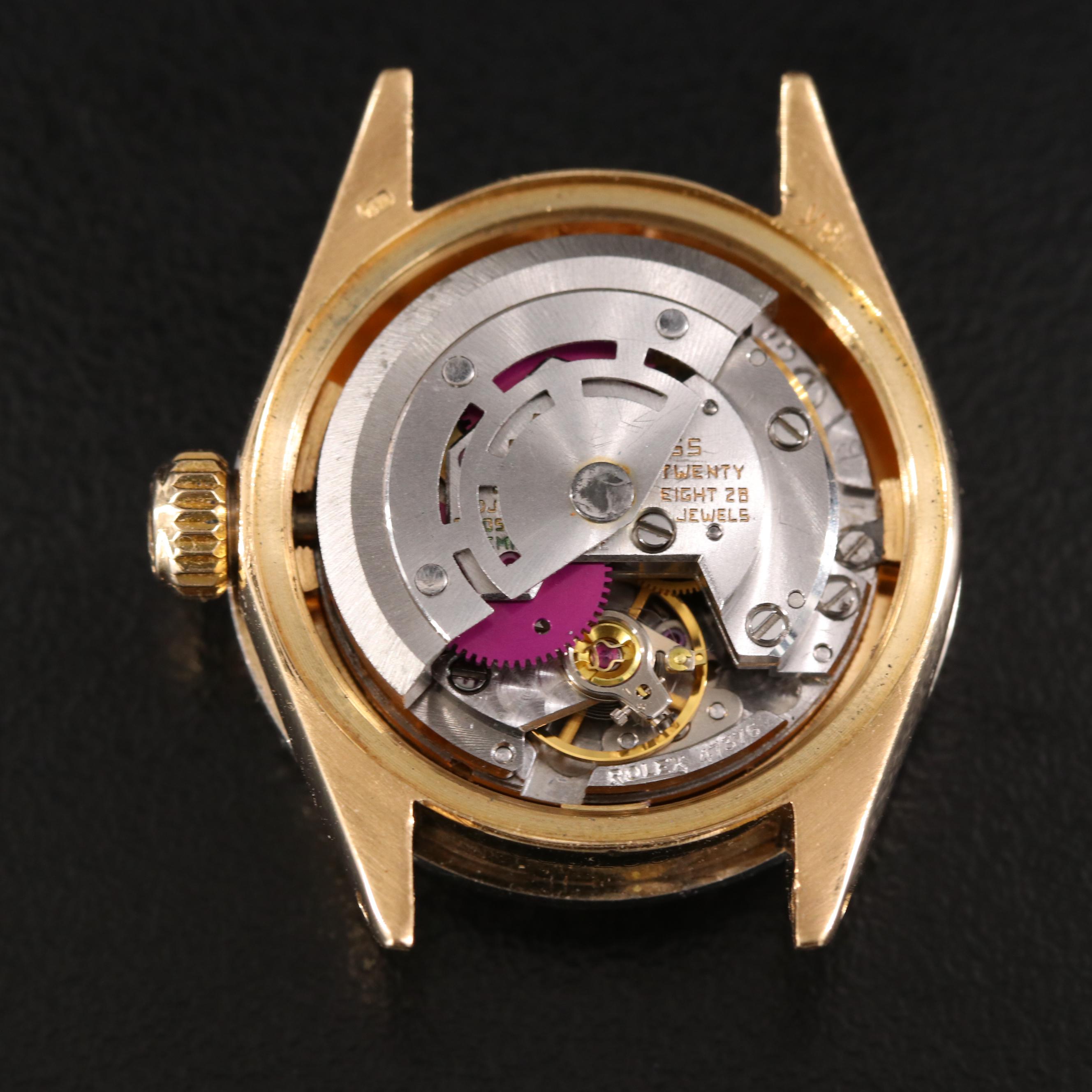 1975 Rolex Datejust 6917 Custom Diamond Automatic Watch