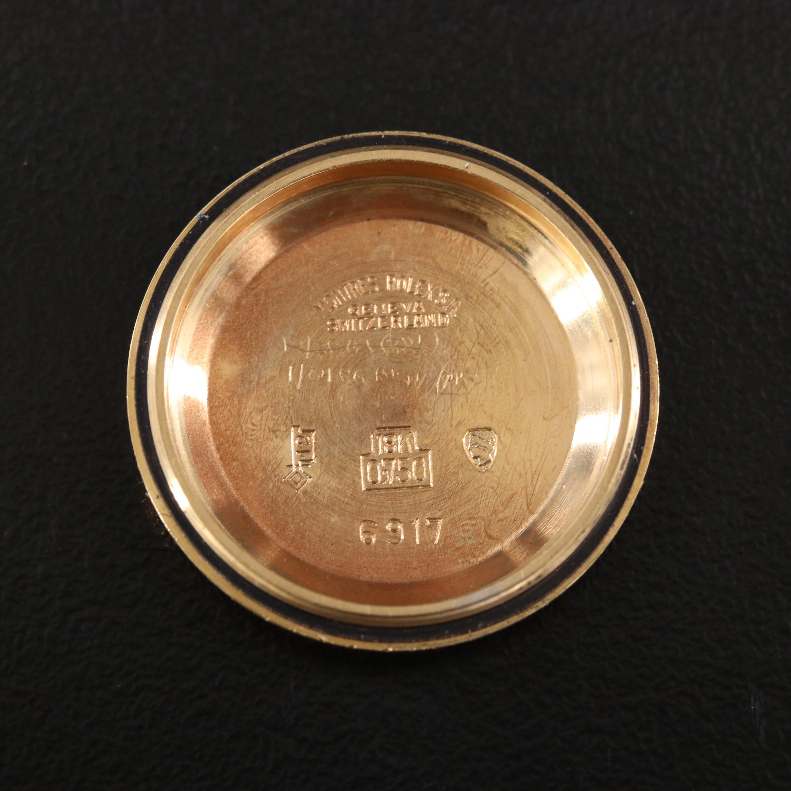 1975 Rolex Datejust 6917 Custom Diamond Automatic Watch