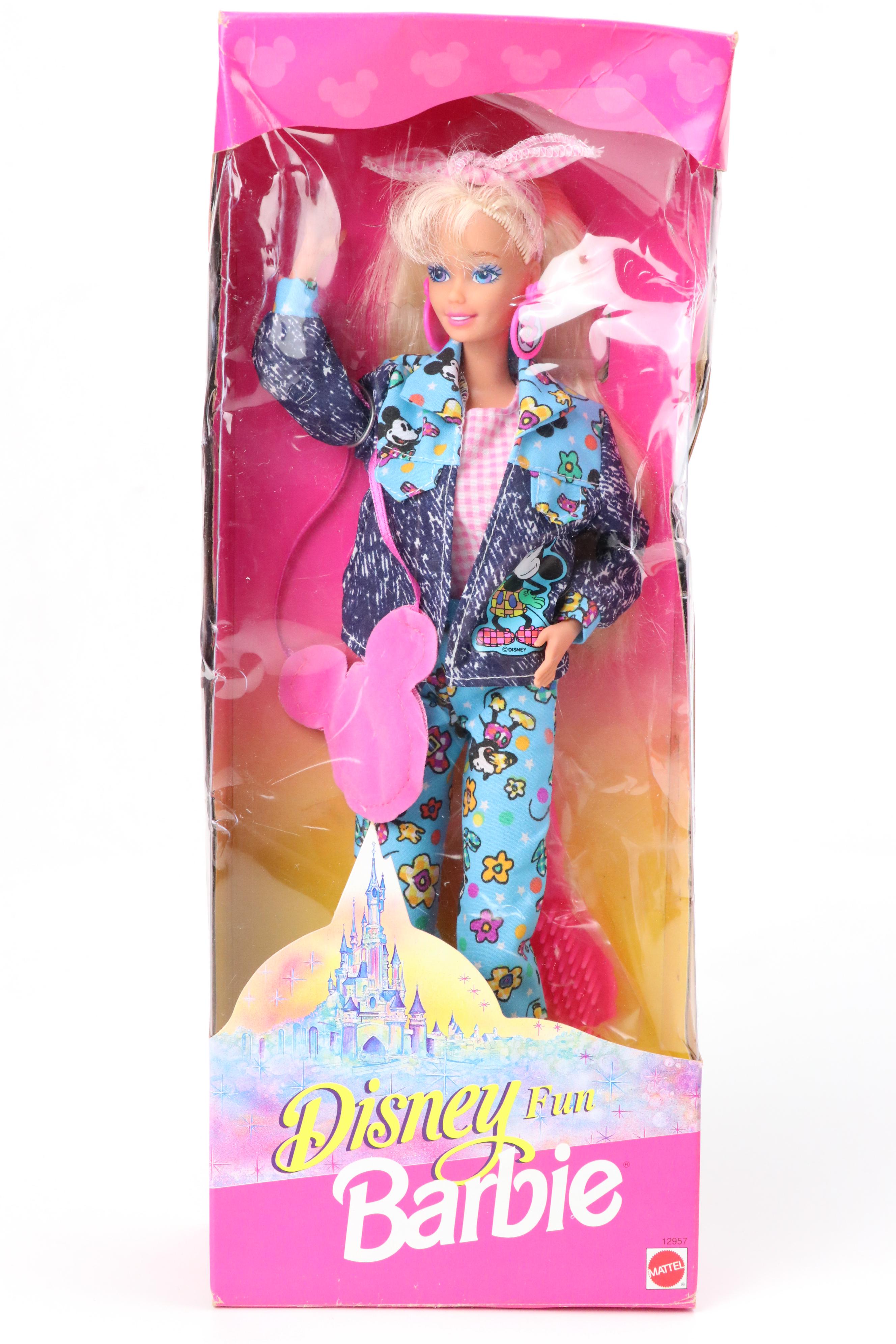 Golf Date, GAP and Disney Barbies in Boxes