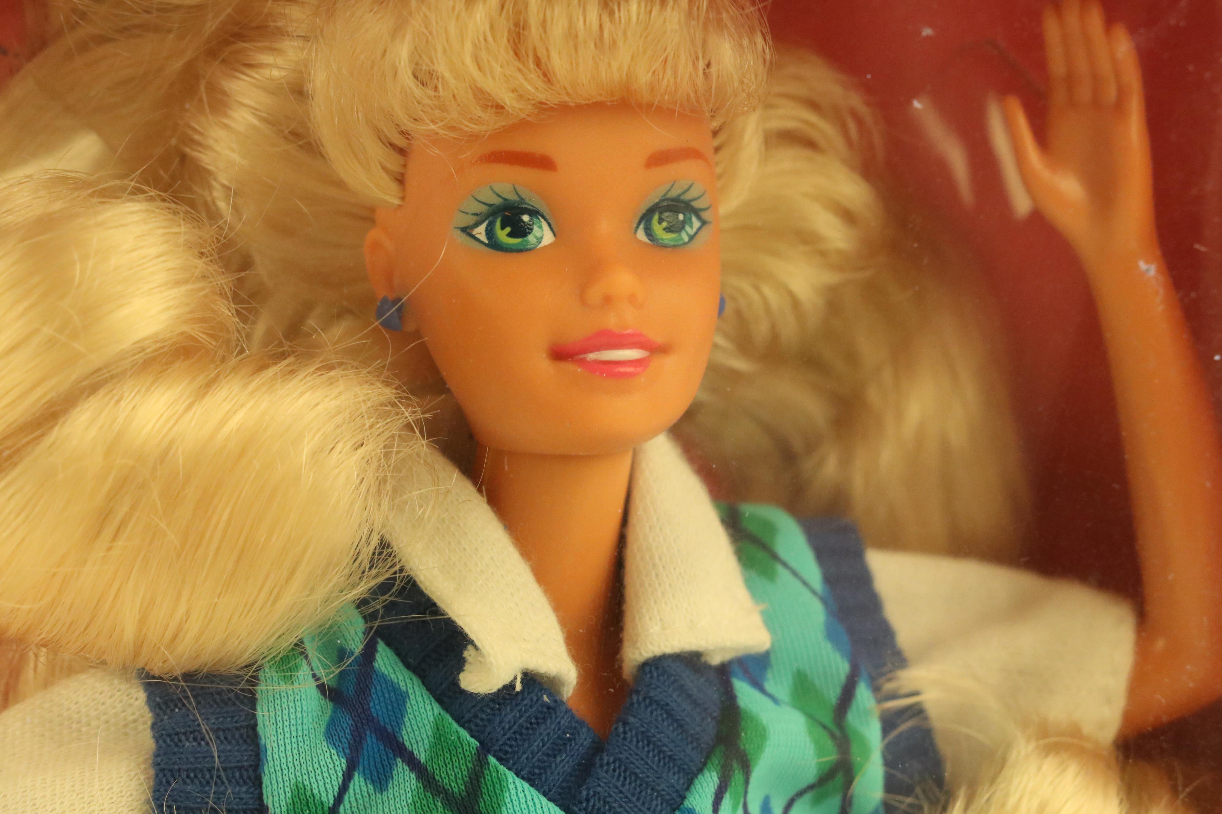 Golf Date, GAP and Disney Barbies in Boxes