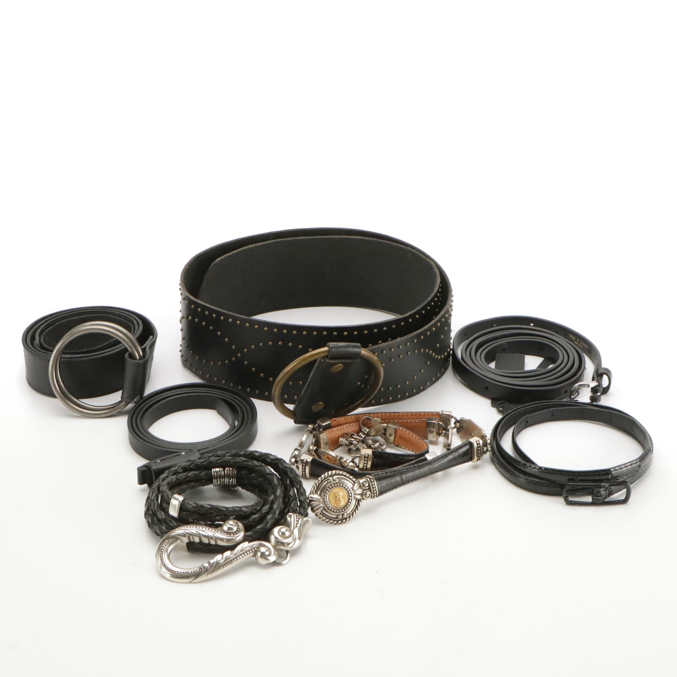 Assorted Belts Featuring Lauren Ralph Lauren, Eileen Fisher, and More