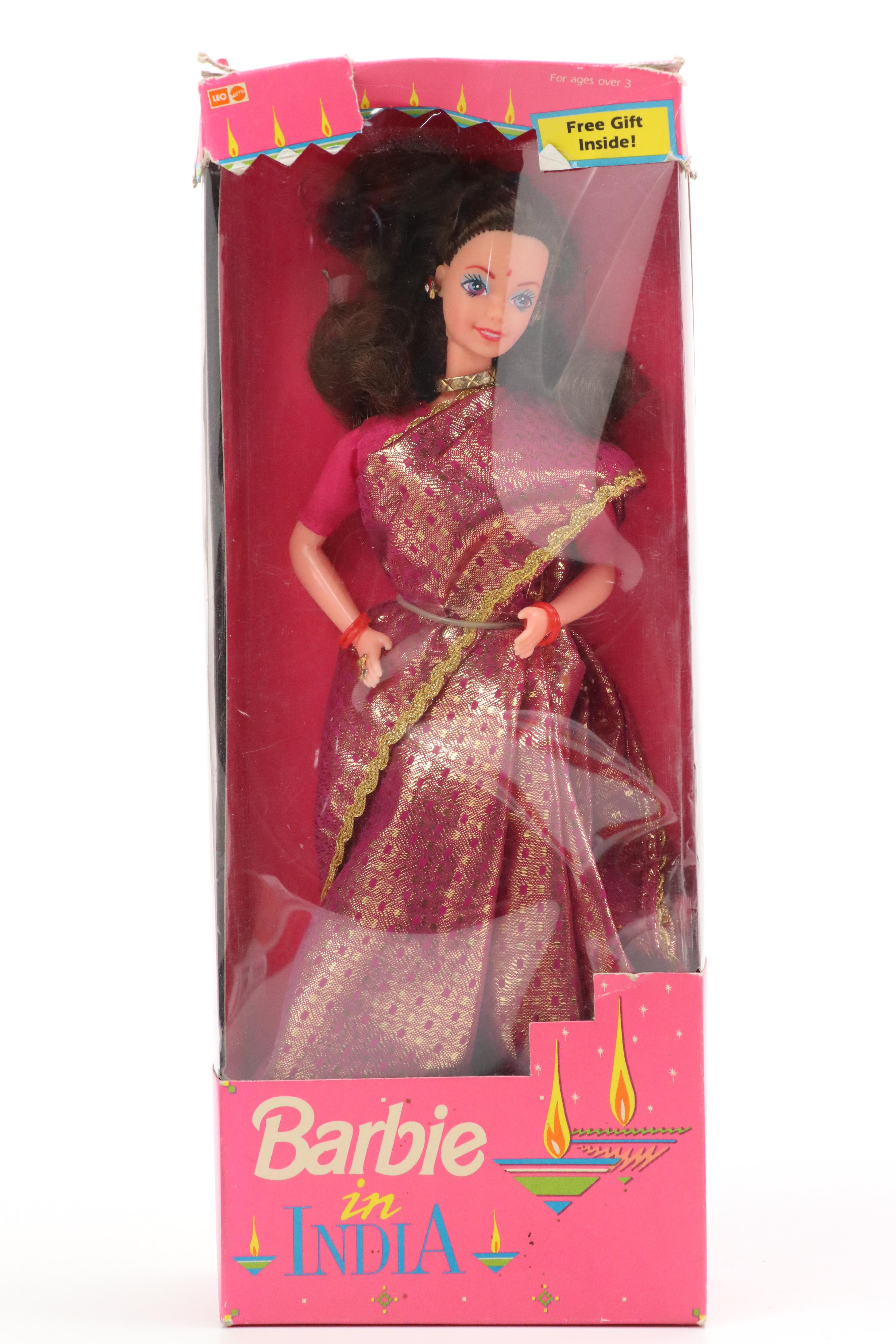 Barbie in India Dolls in Various Outfits, Vintage