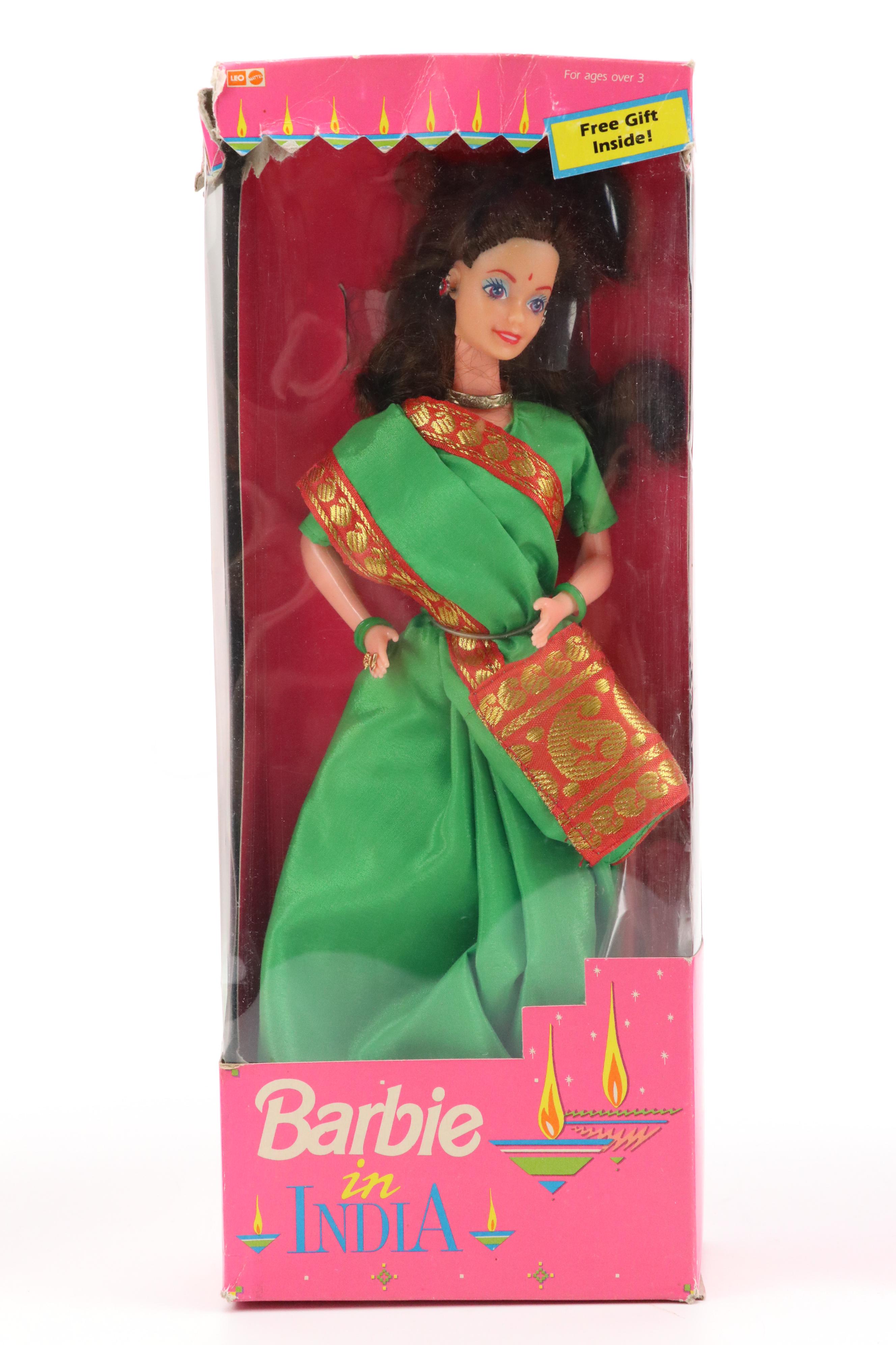 Barbie in India Dolls in Various Outfits, Vintage