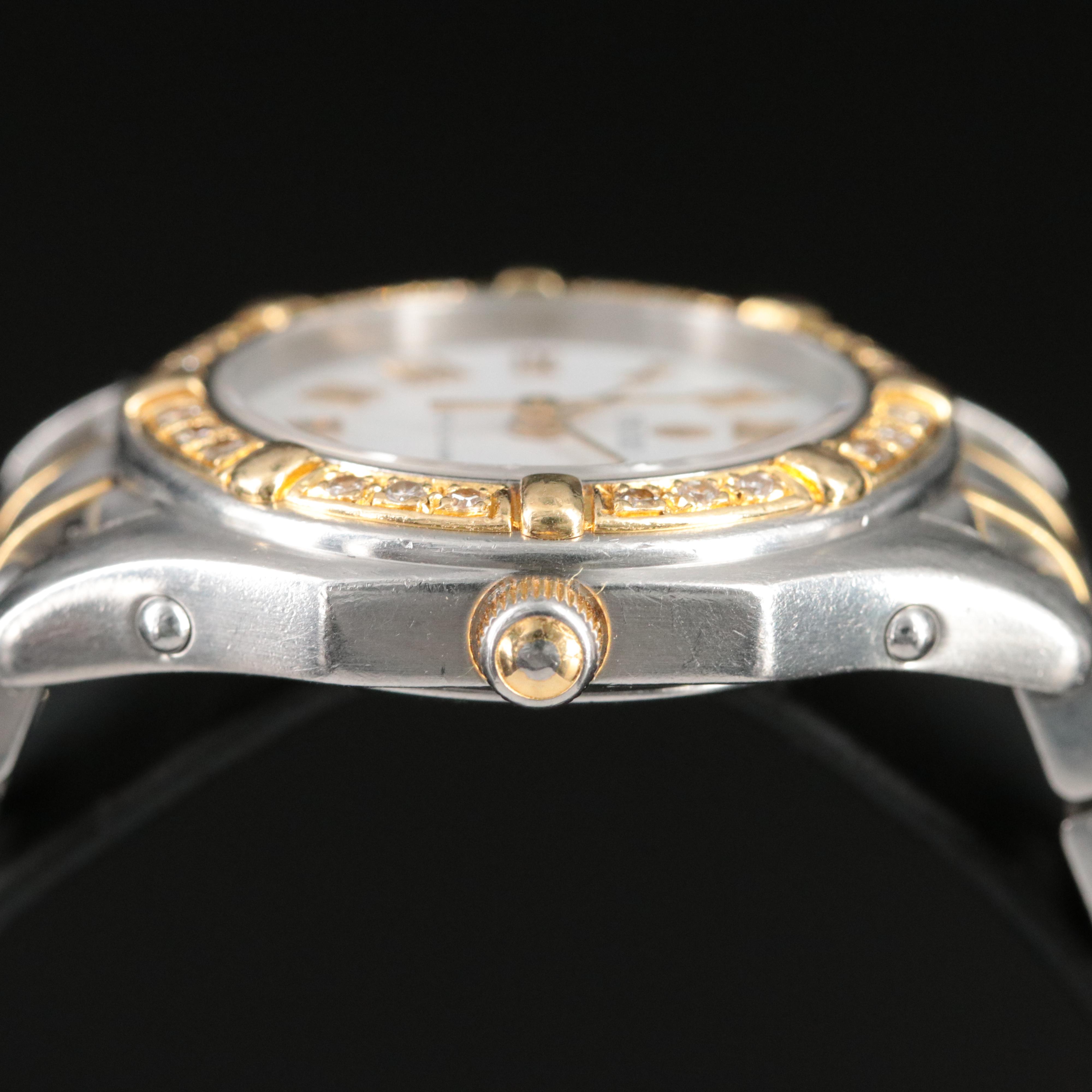 Concord Steeplechase Diamond Set Two-Tone Watch