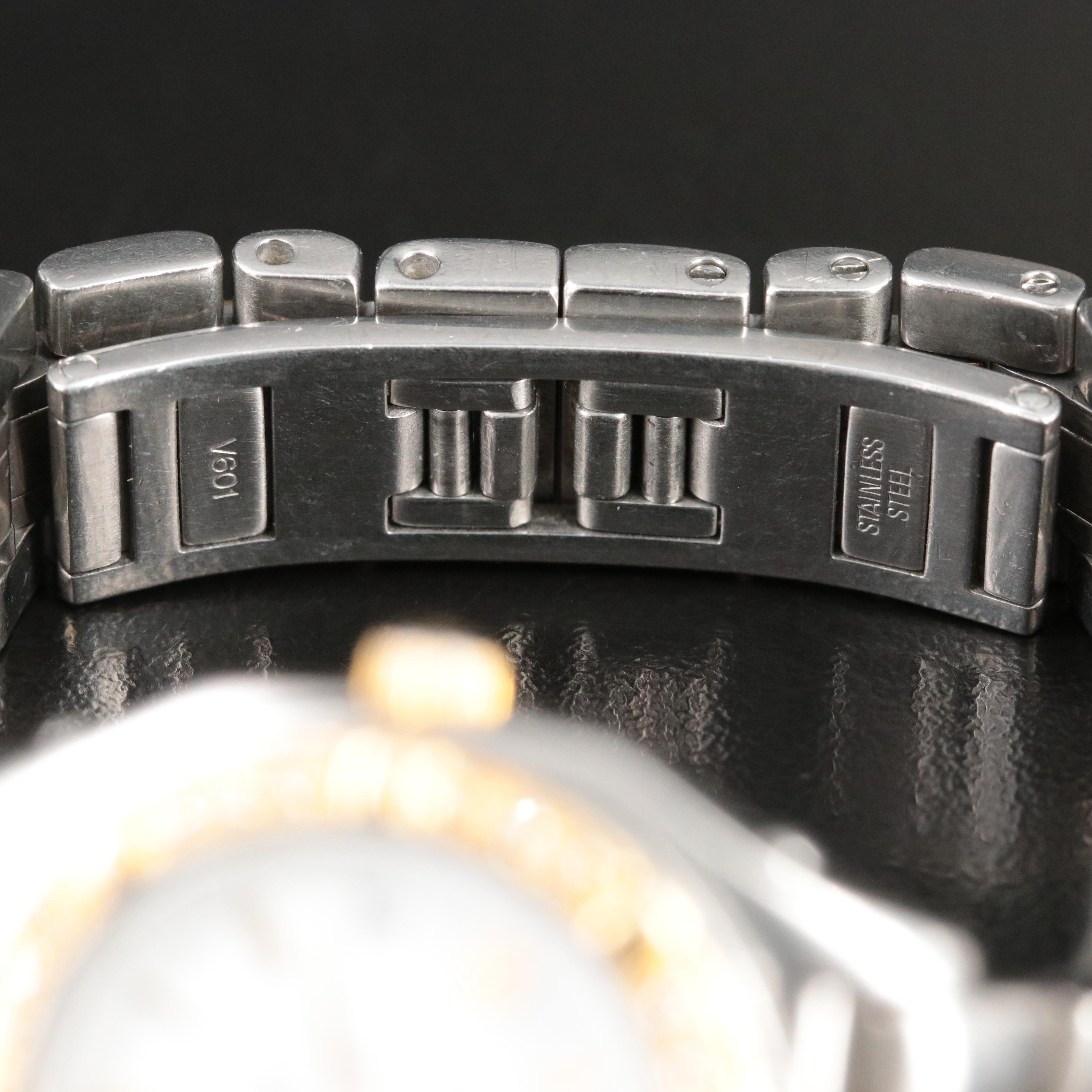 Concord Steeplechase Diamond Set Two-Tone Watch