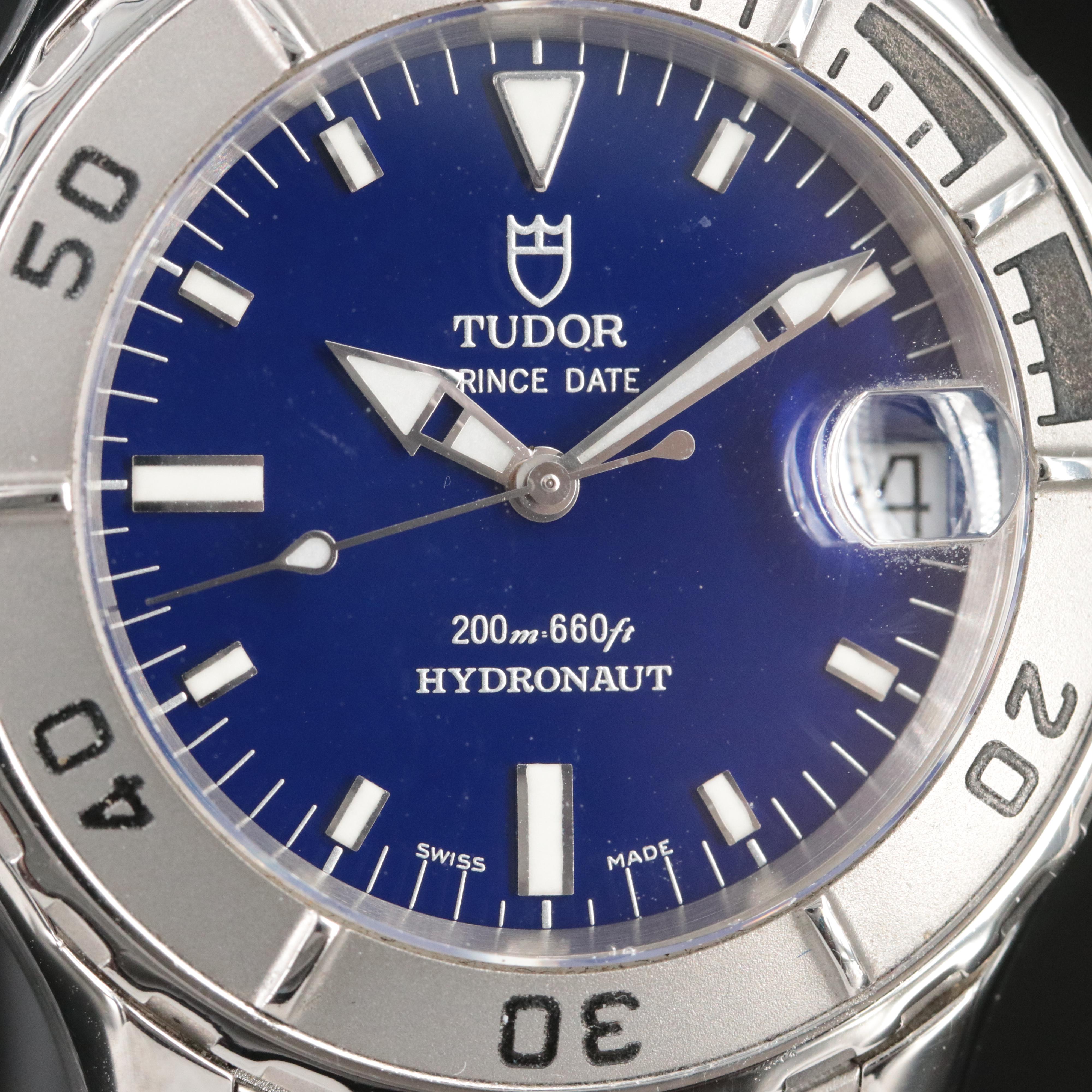 Tudor Prince Hydronaut Blue Automatic Watch
