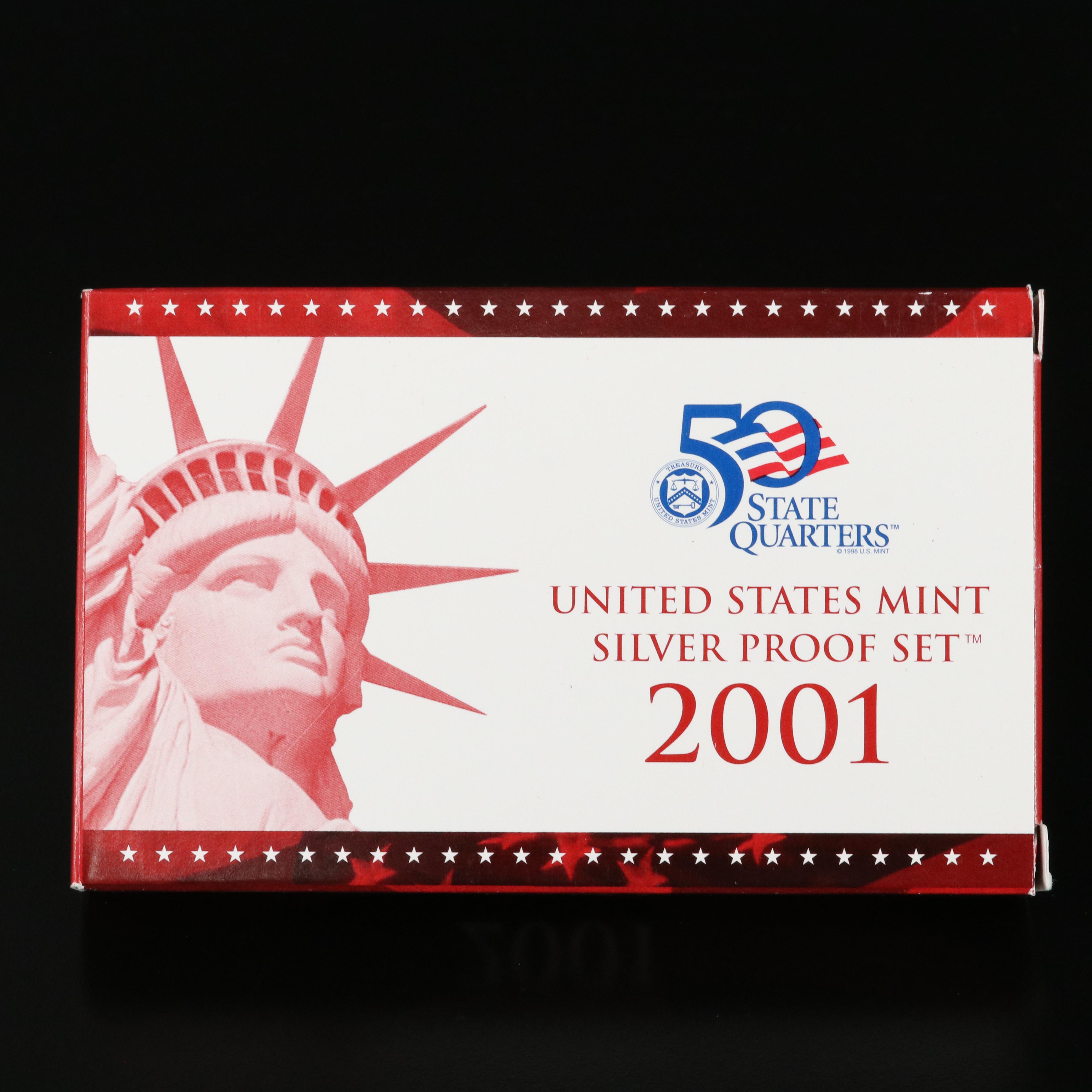 2001-S Modern U.S. Silver Proof Set
