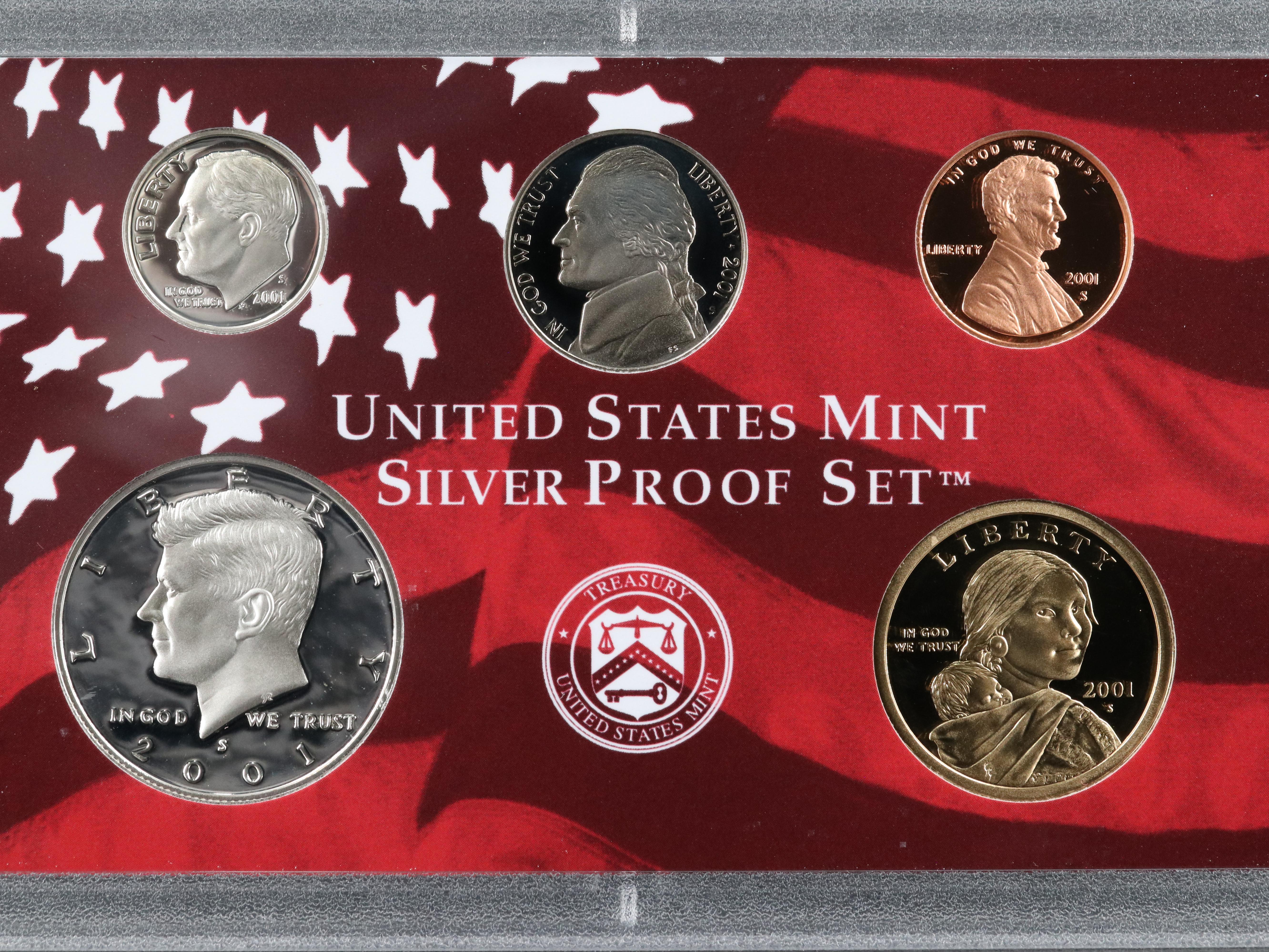 2001-S Modern U.S. Silver Proof Set