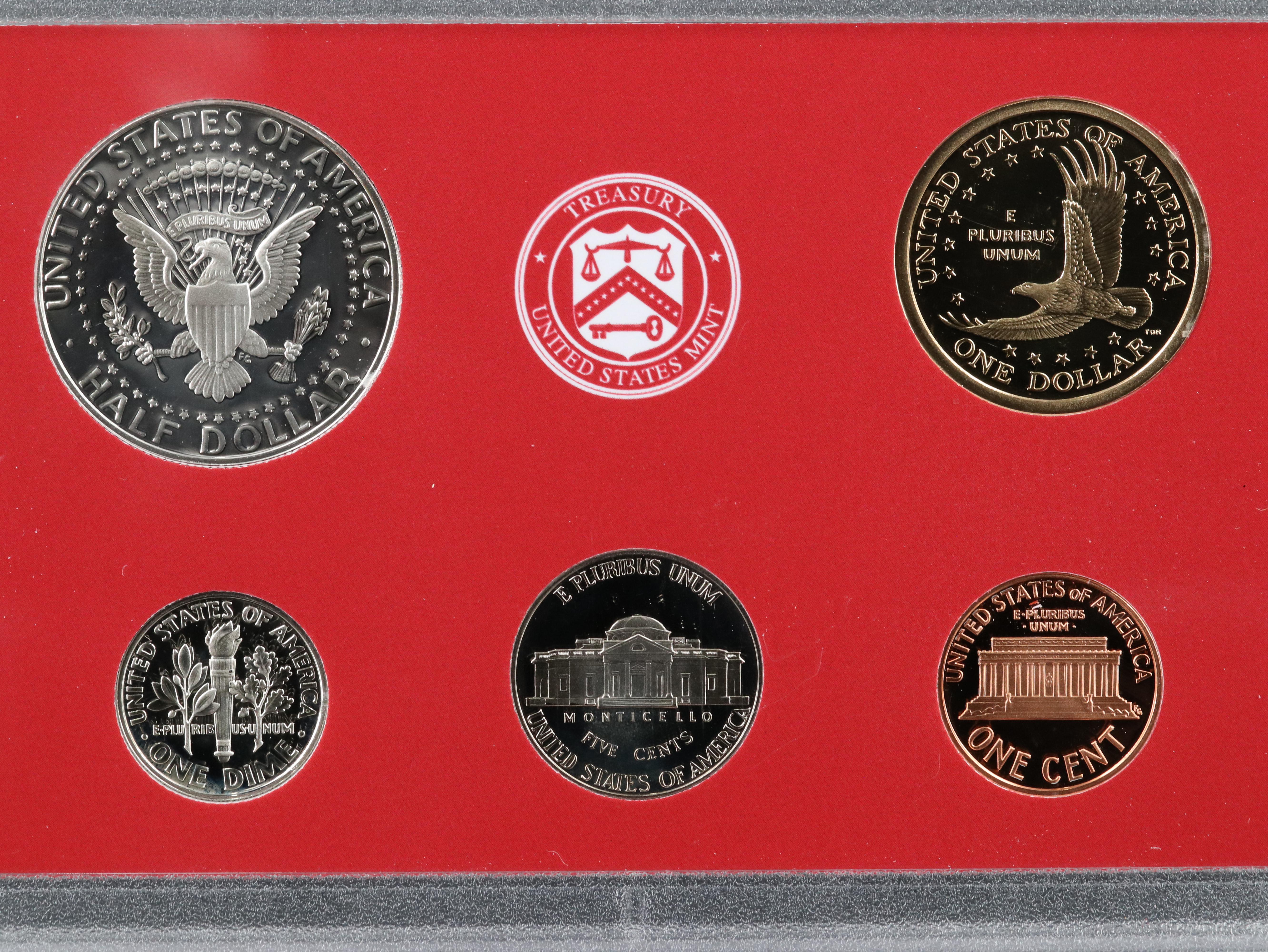 2001-S Modern U.S. Silver Proof Set