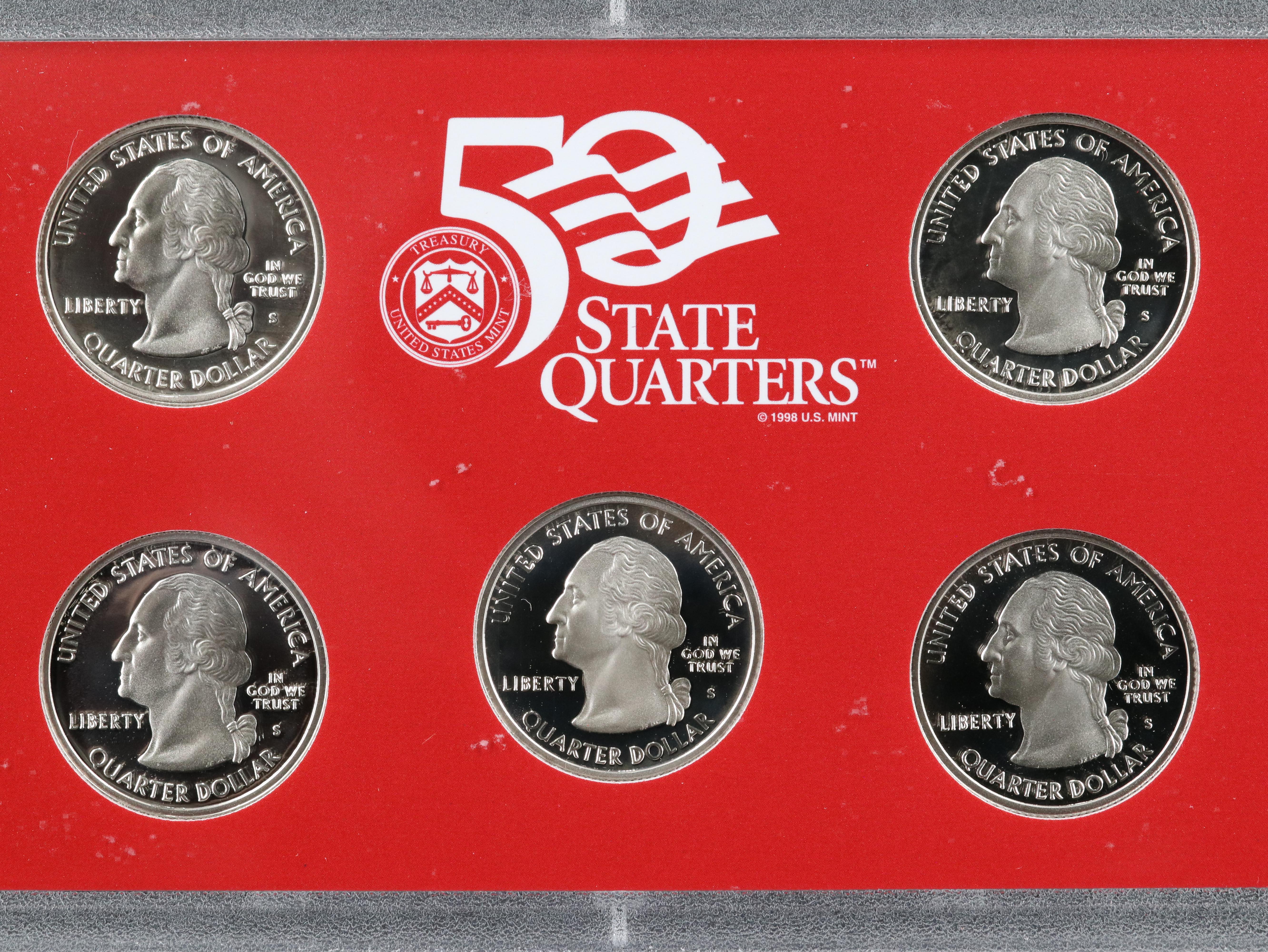 2001-S Modern U.S. Silver Proof Set
