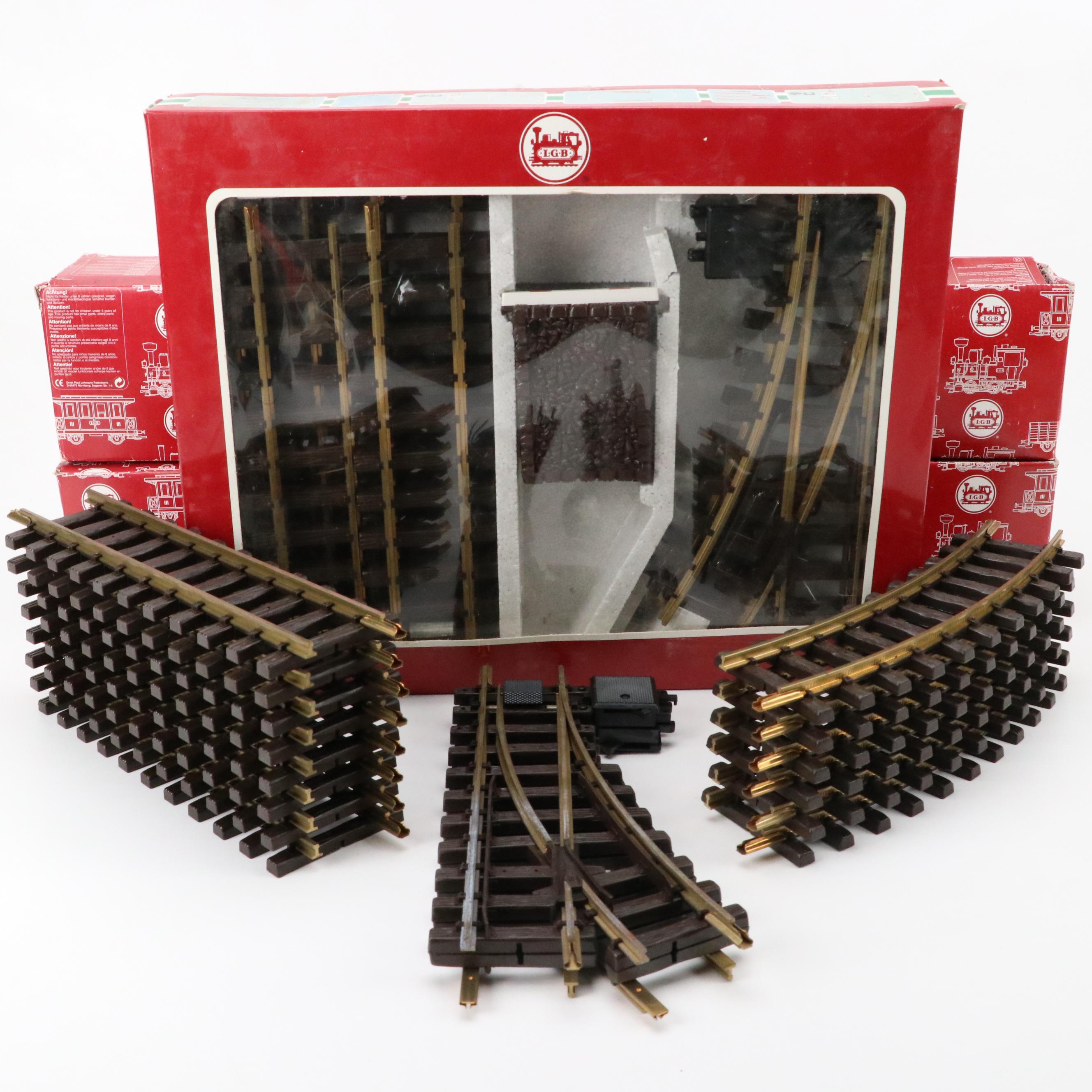 Lehmann-Gross-Bahn Plastic and Metal G Gauge Train Tracks