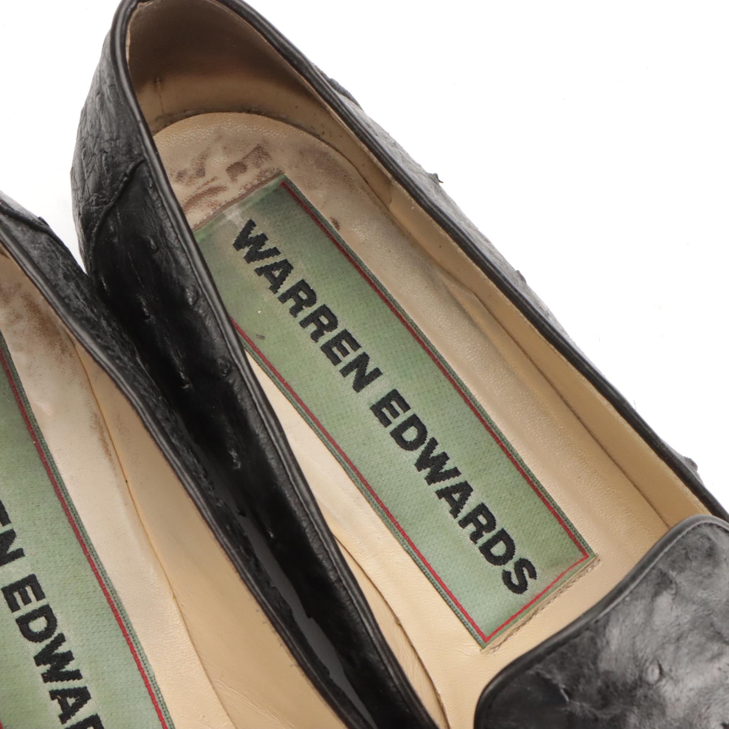 Warren Edwards Ostrich Leather & Titti Dell'Acqua Alligator and Leather Loafers