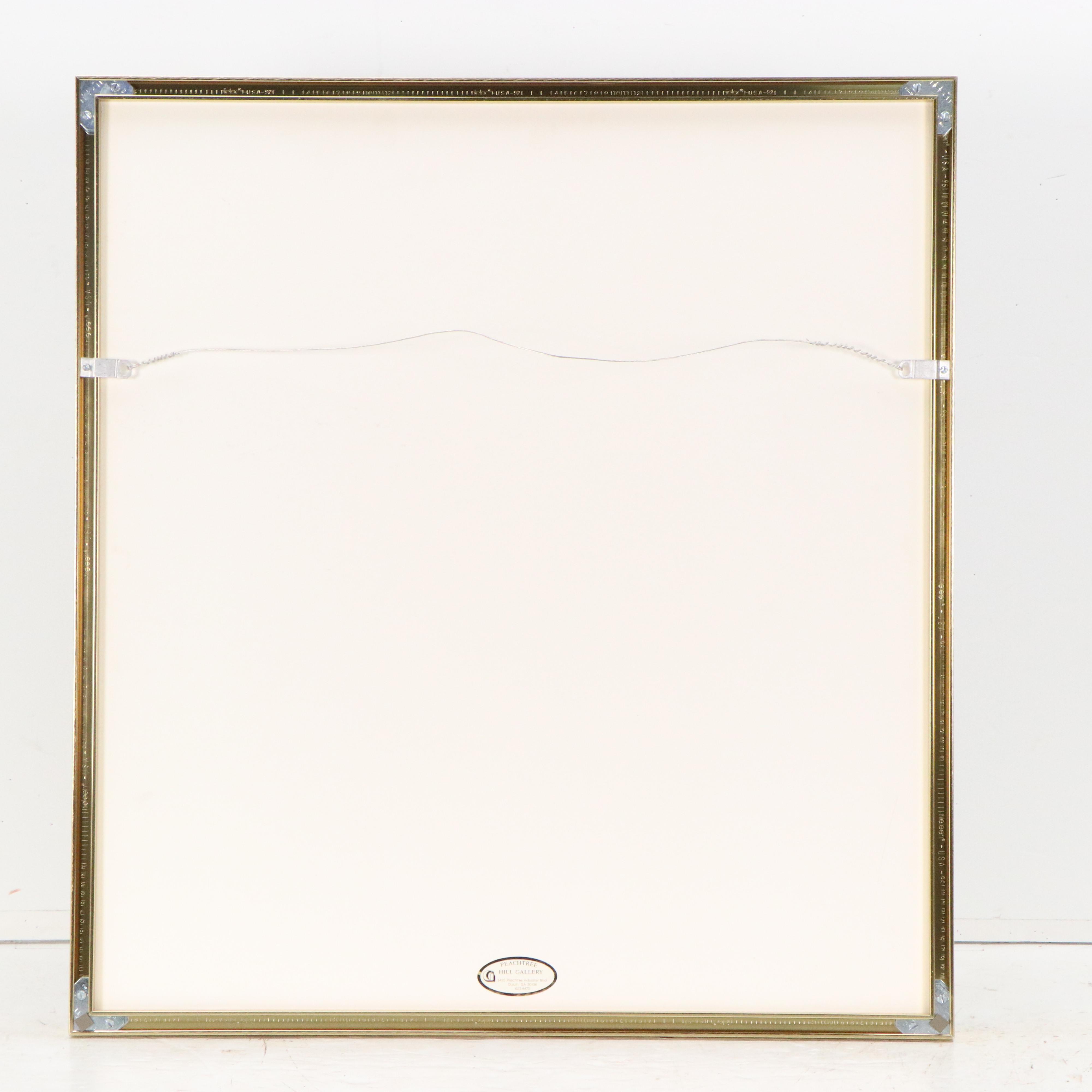 Chris Miller Signed Atlanta Falcons Football Jersey with Display