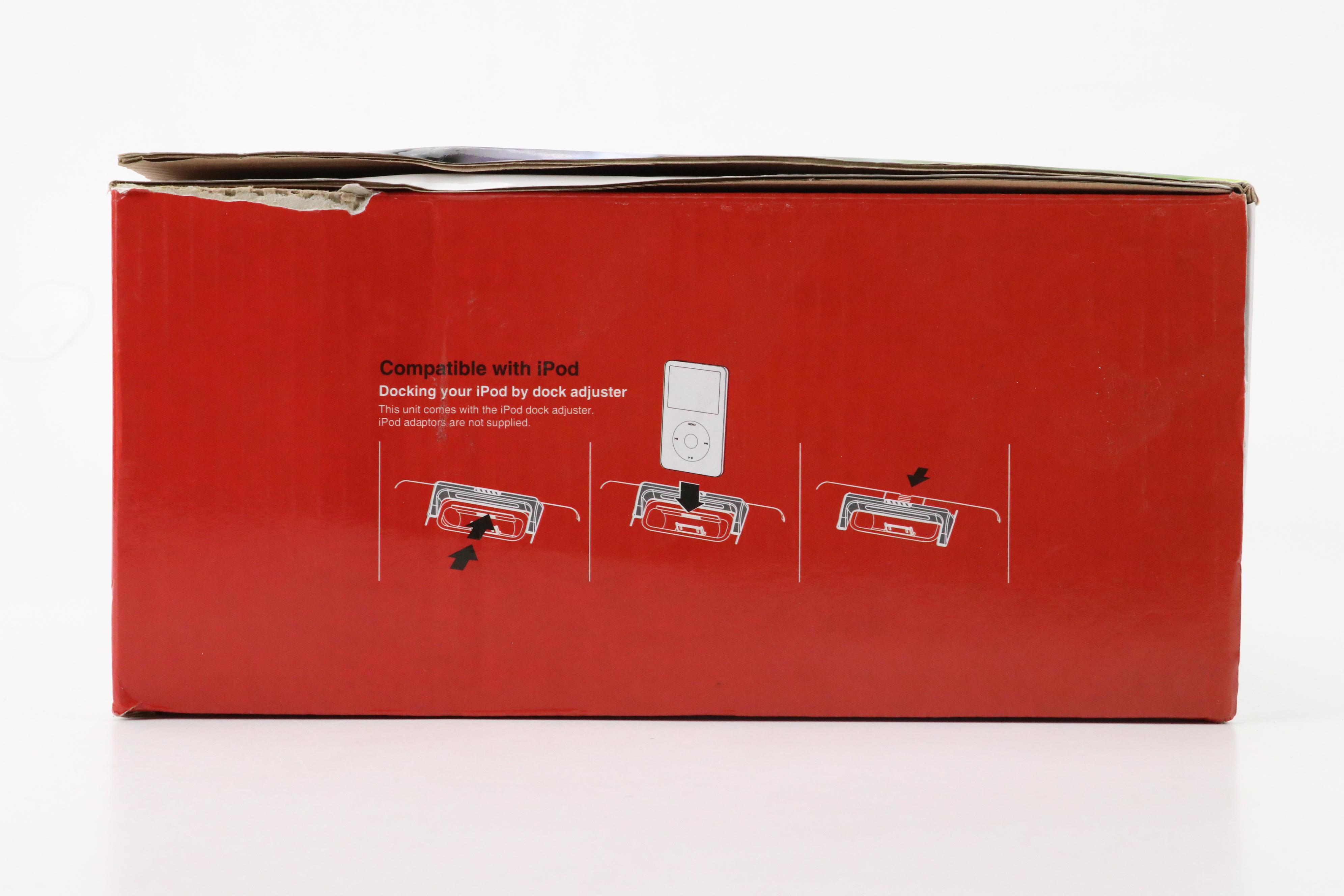 Sangean WR-5 AM/FM Radio with Apple iPod Dock