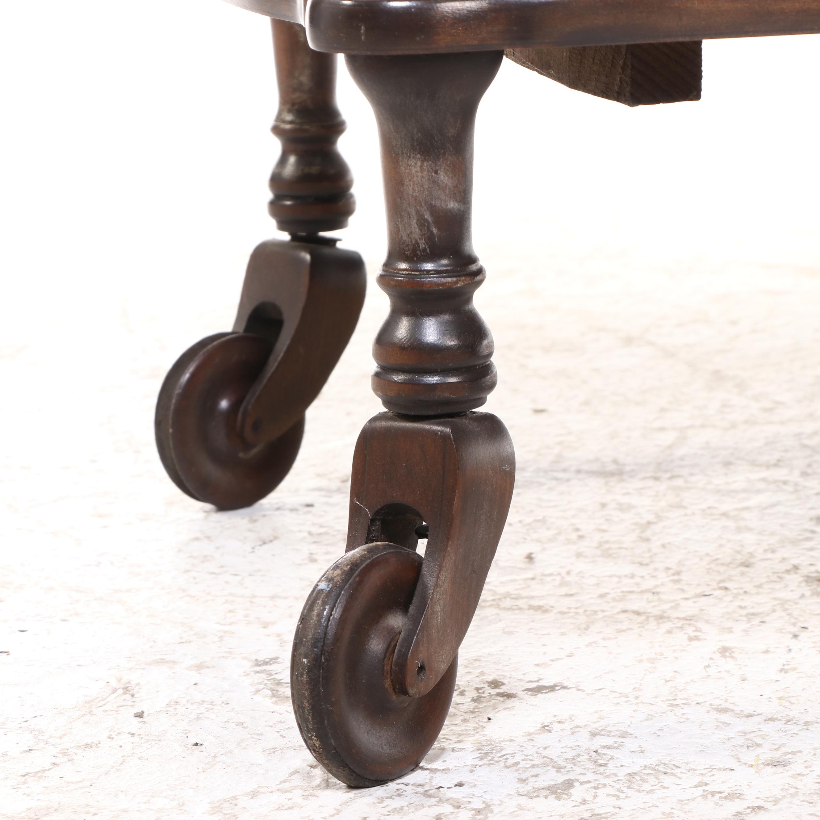 English Style Tea Cart with Tray