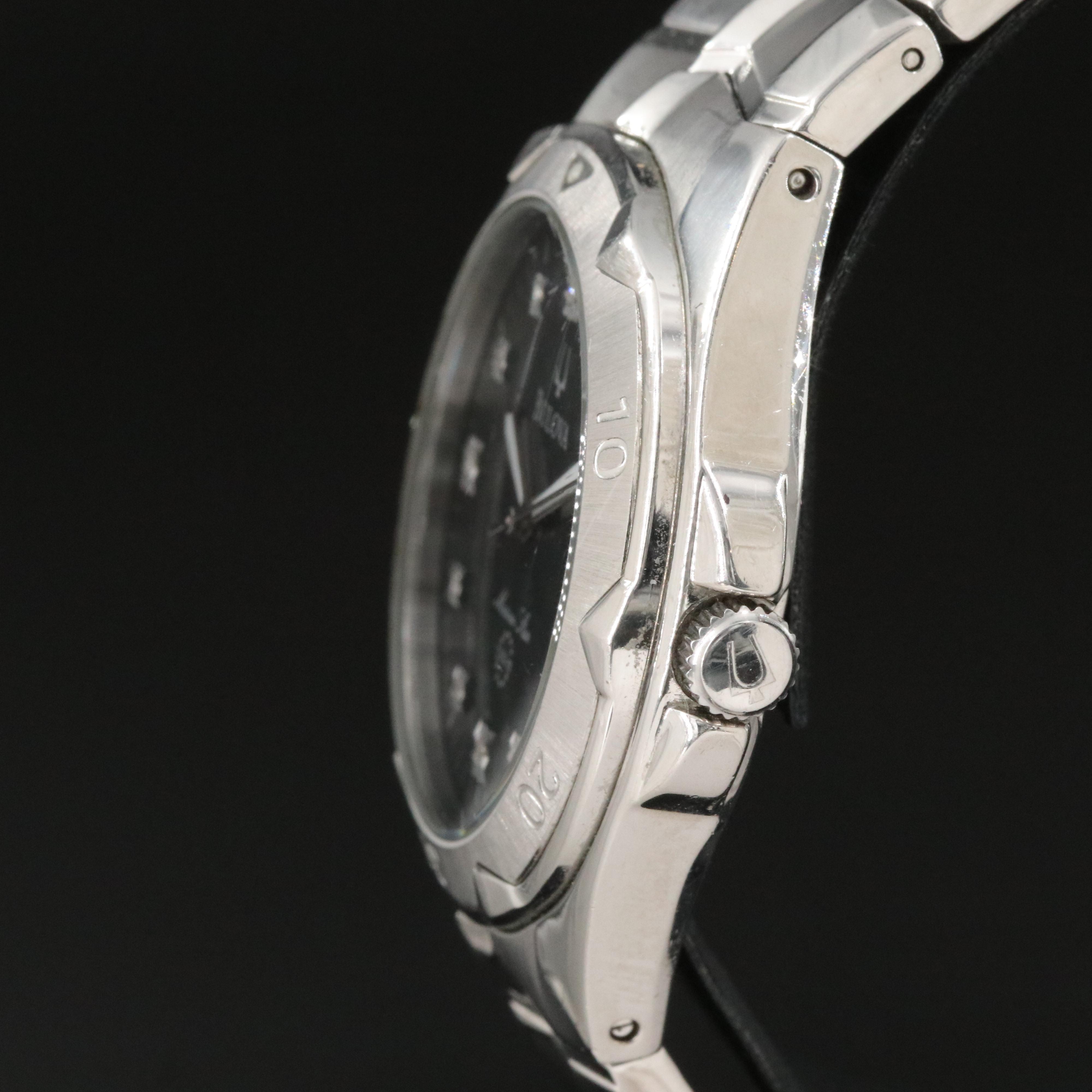 Bulova Marine Star Diamond Dial Watch