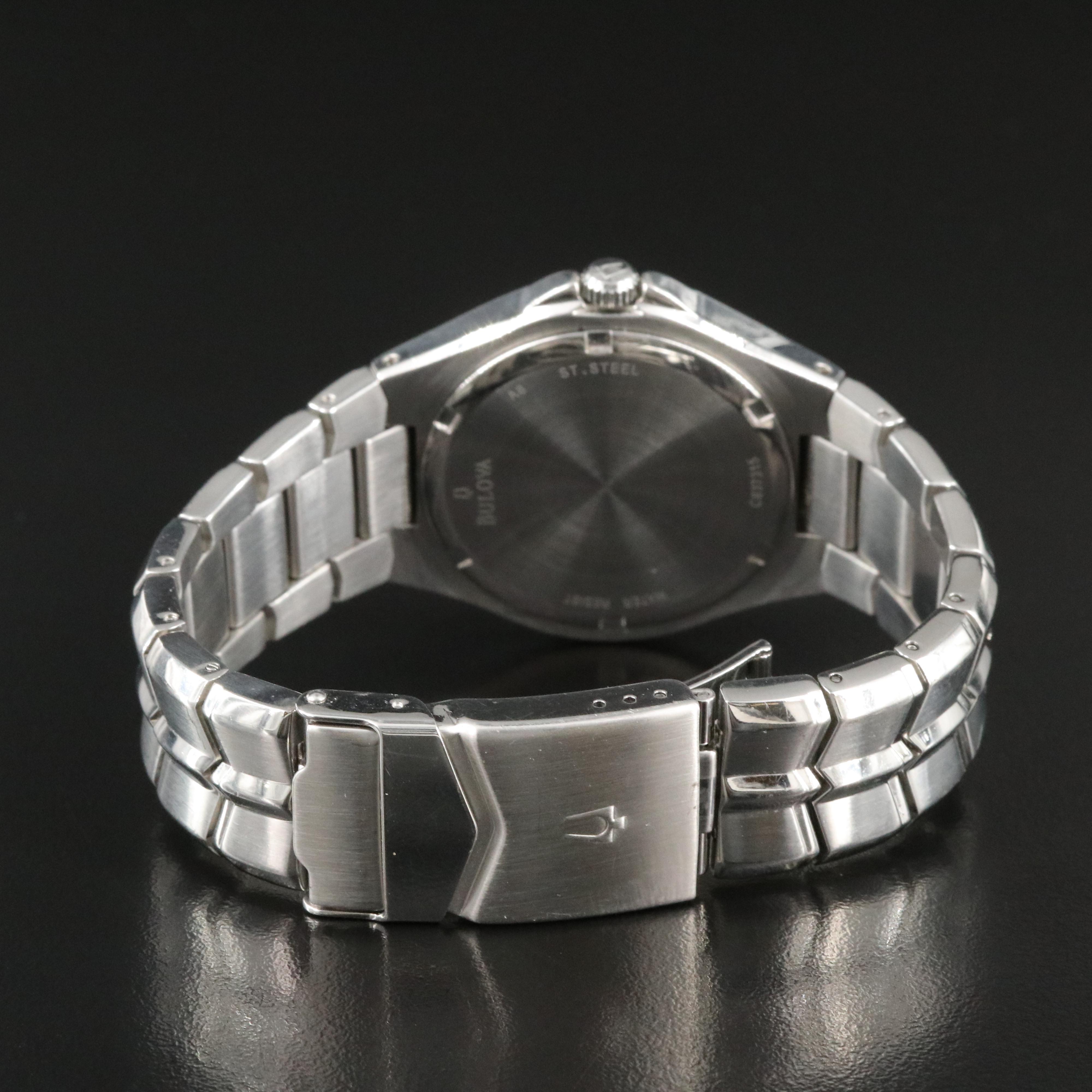 Bulova Marine Star Diamond Dial Watch