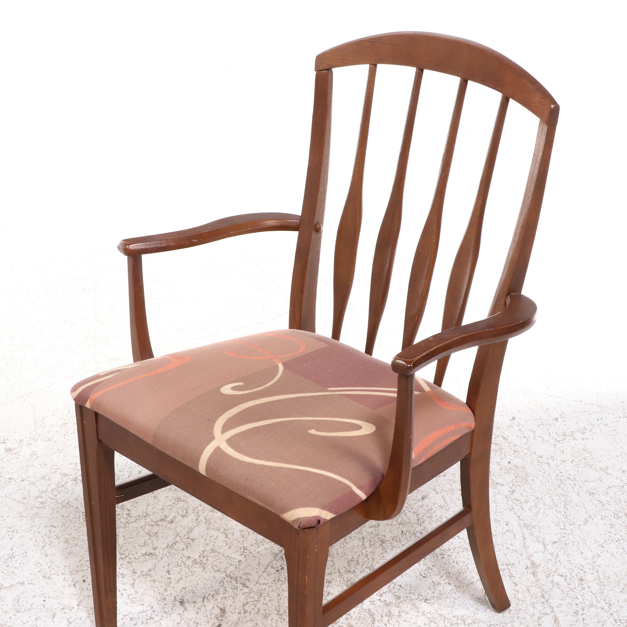 Mid Century Modern Style Wooden Dining Chairs