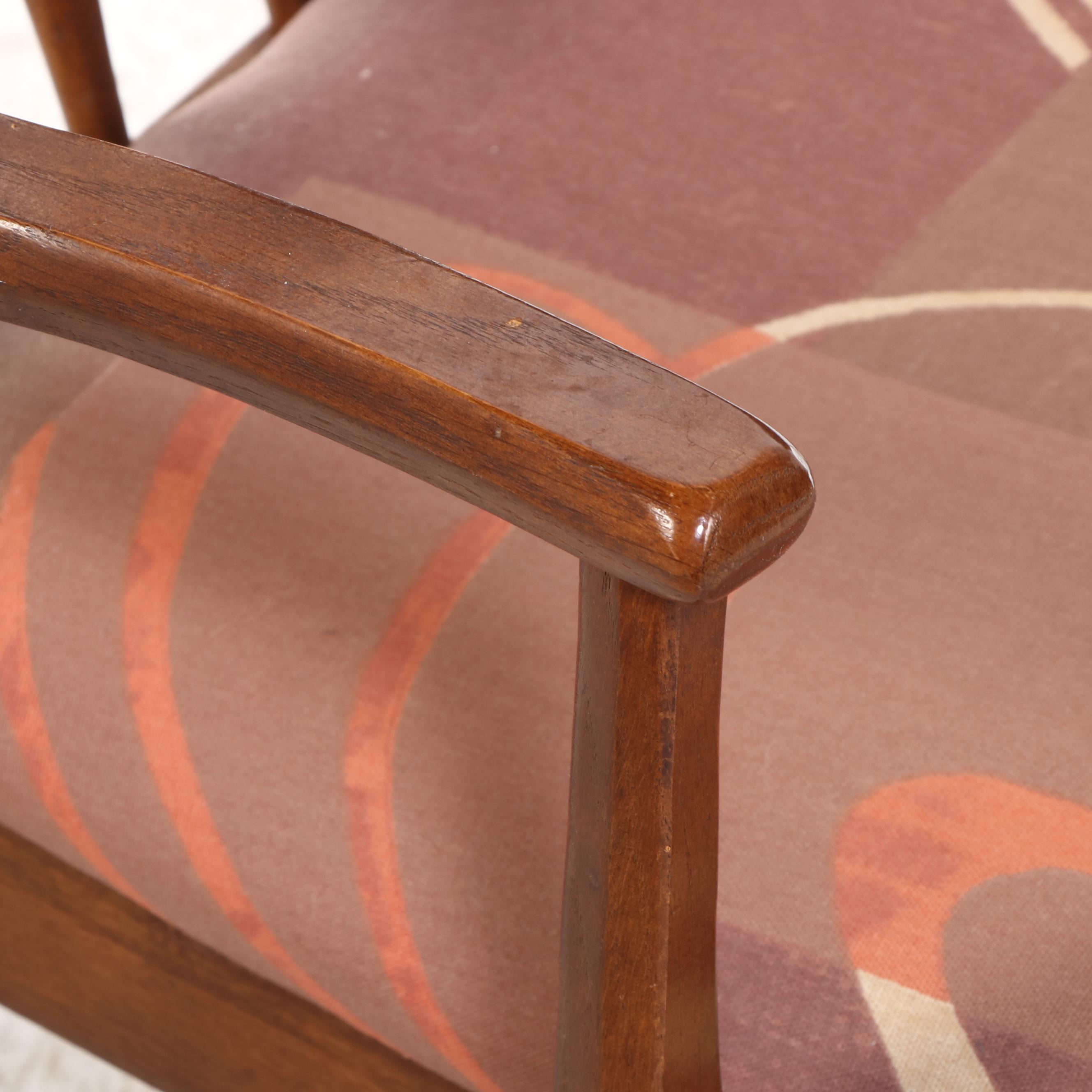 Mid Century Modern Style Wooden Dining Chairs