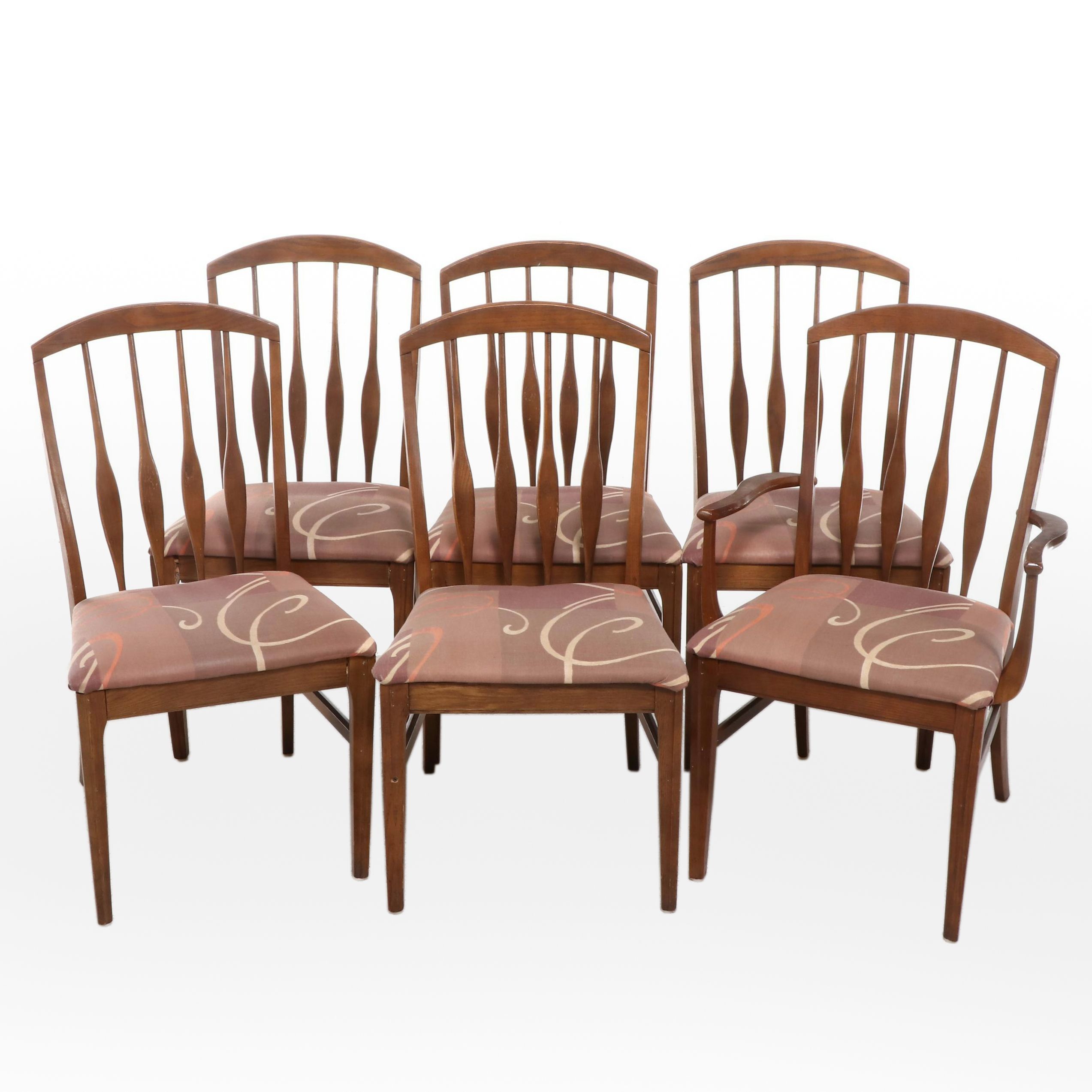 Mid Century Modern Style Wooden Dining Chairs