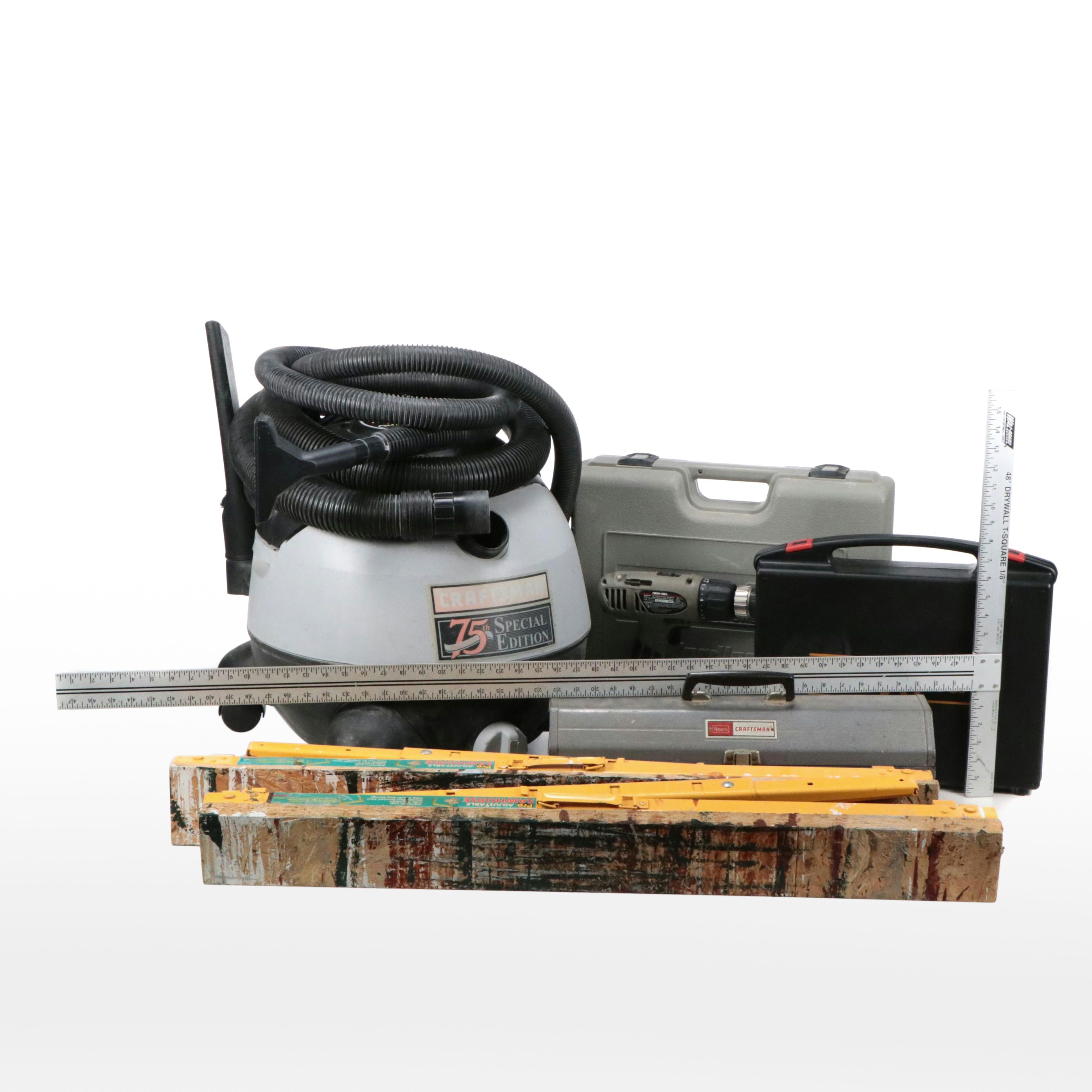 Craftsman Wet/Dry Vacuum, Porter-Cable Power Drill, and More Hand Tools