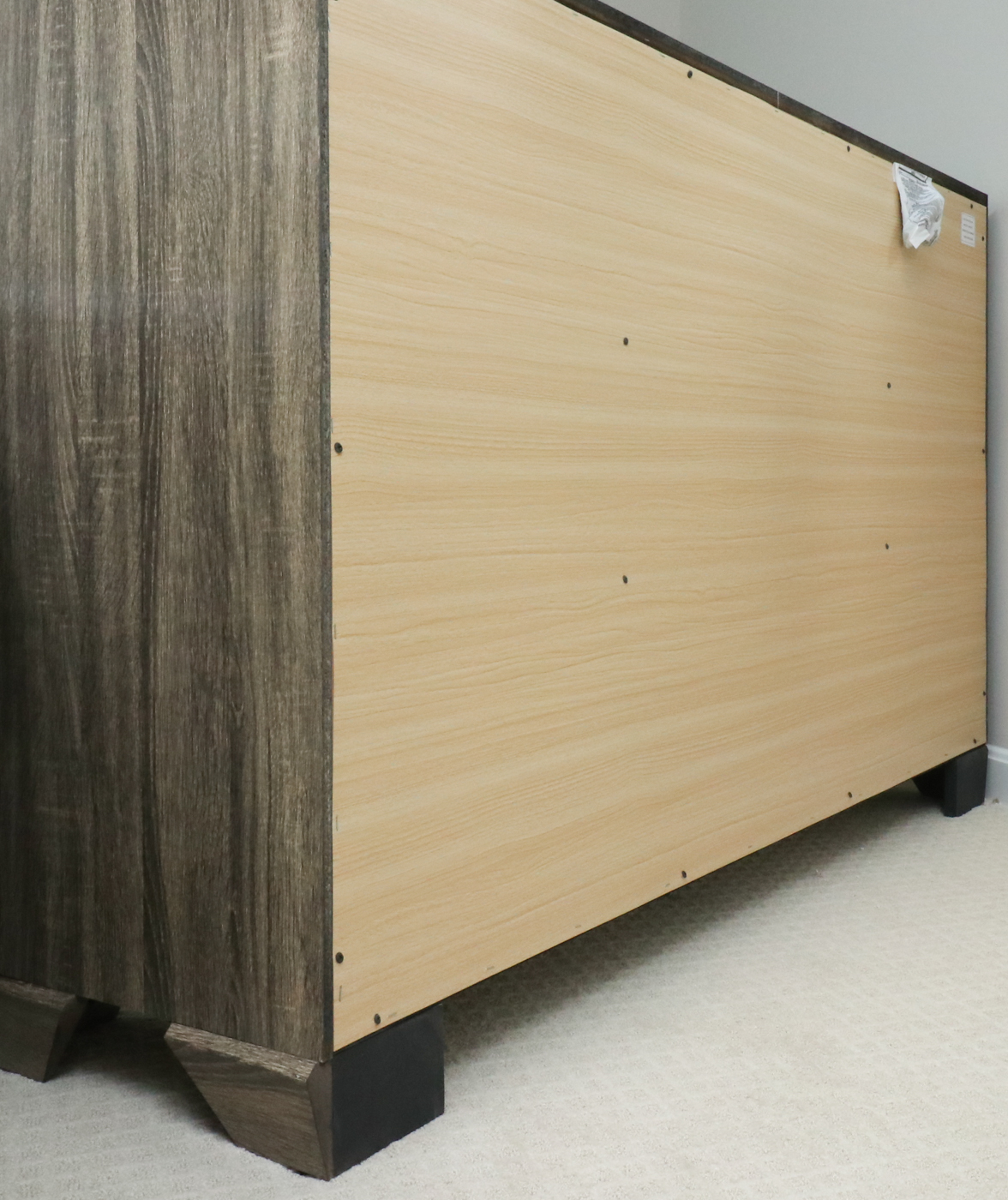 Beechnut Laminate Six-Drawer Dresser