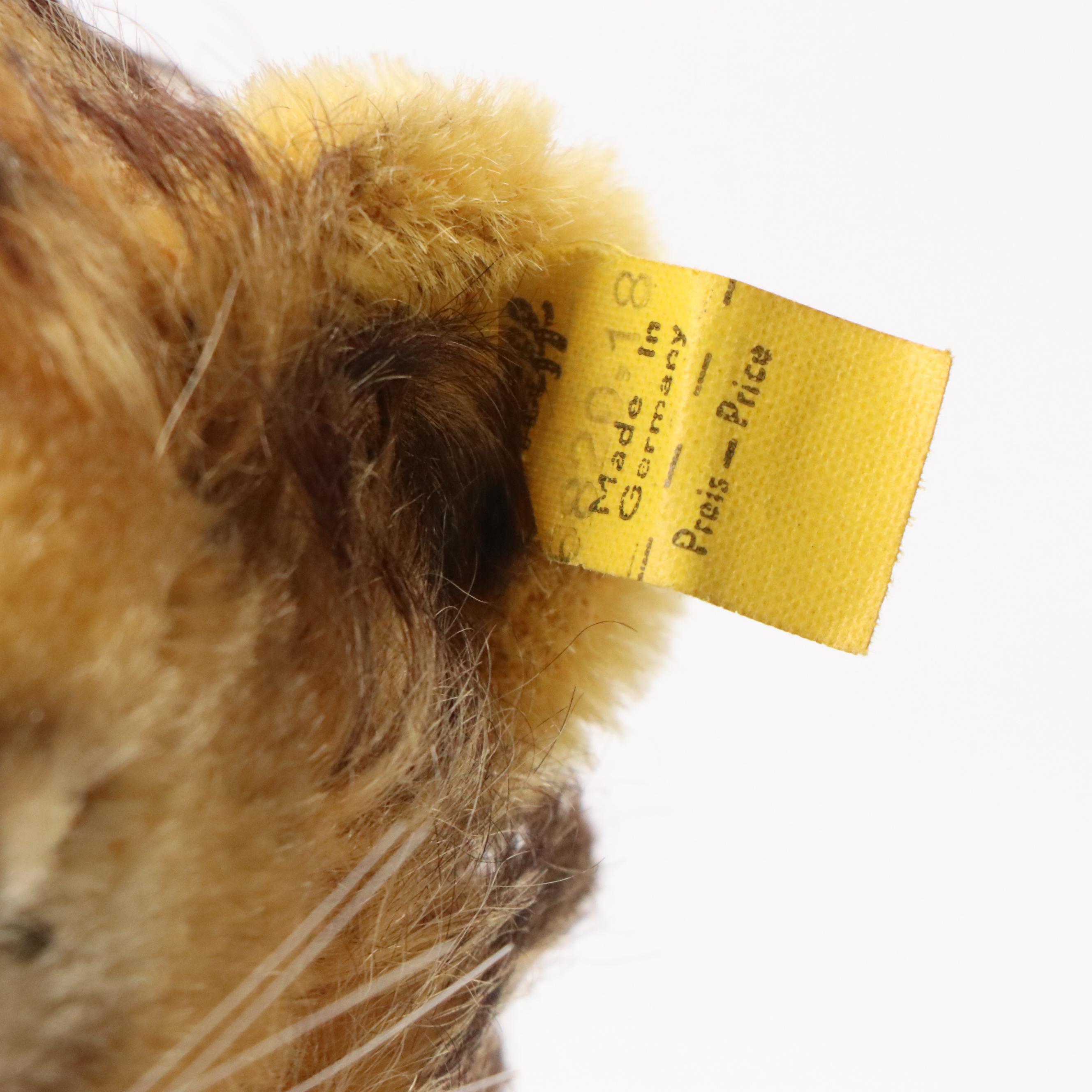 Steiff "Tulla" Mallard Duck Stuffed Toy with "Leo" Lion and Tiger Hand Puppets