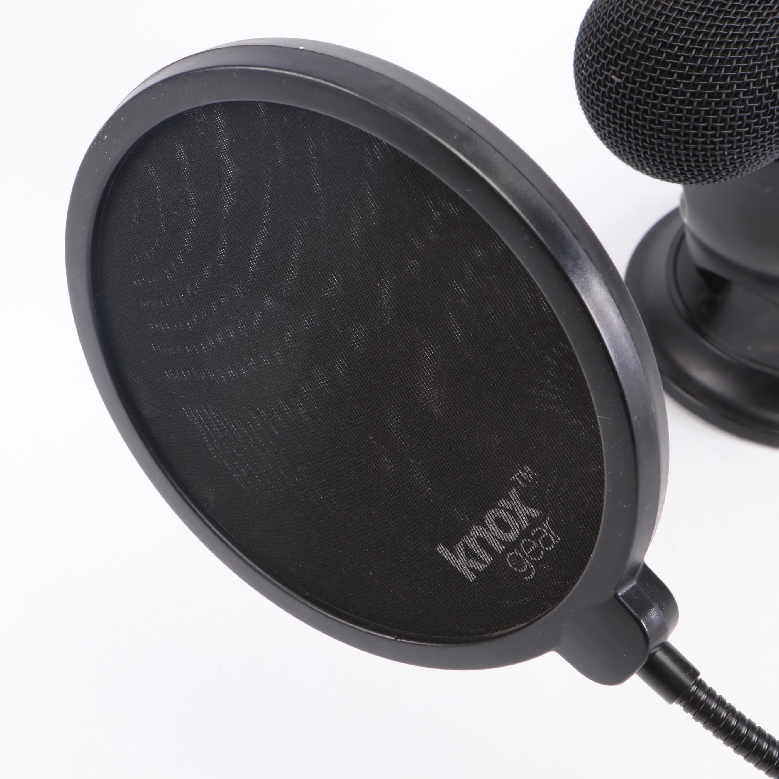 Blue Microphone with Knox Gear Pop Filter