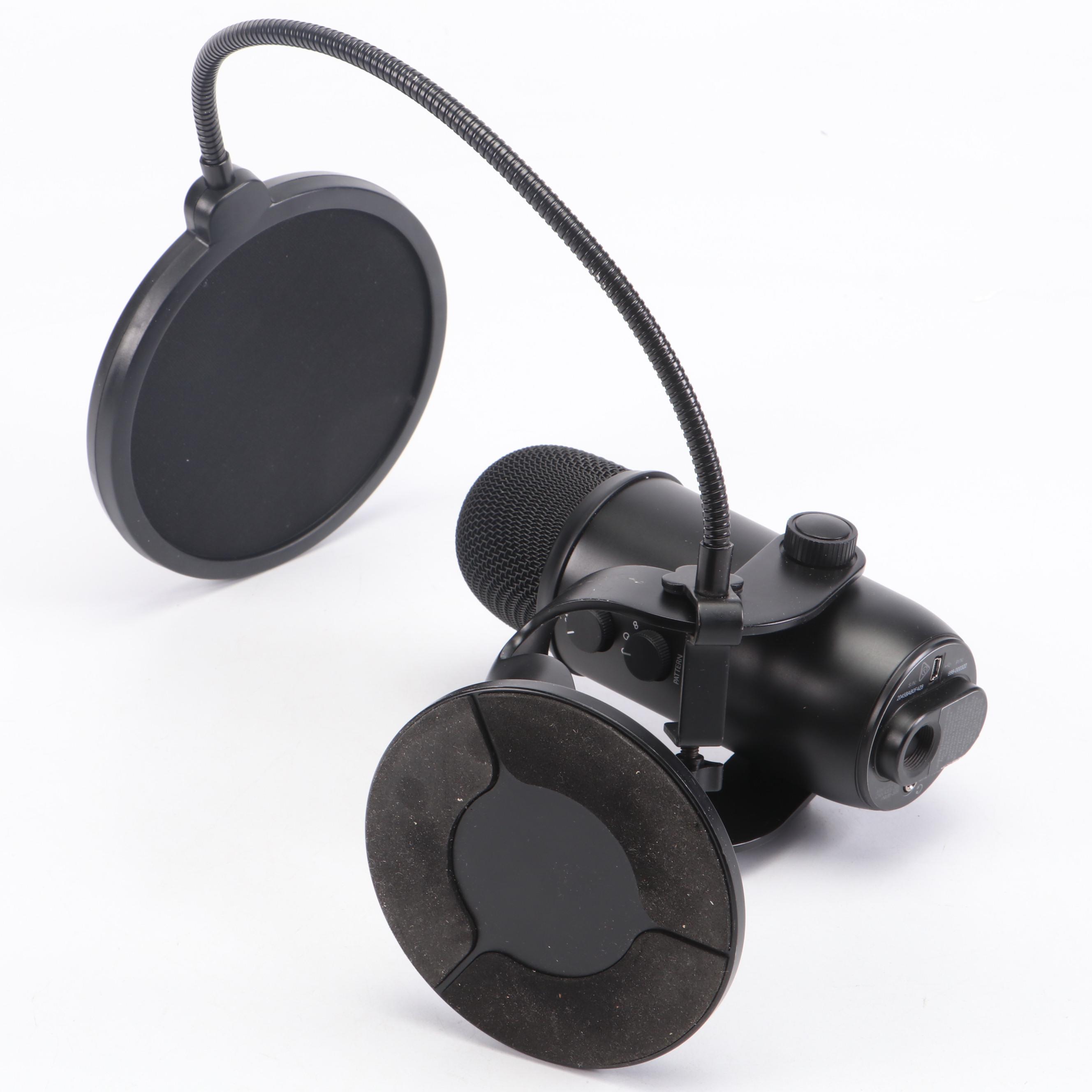 Blue Microphone with Knox Gear Pop Filter