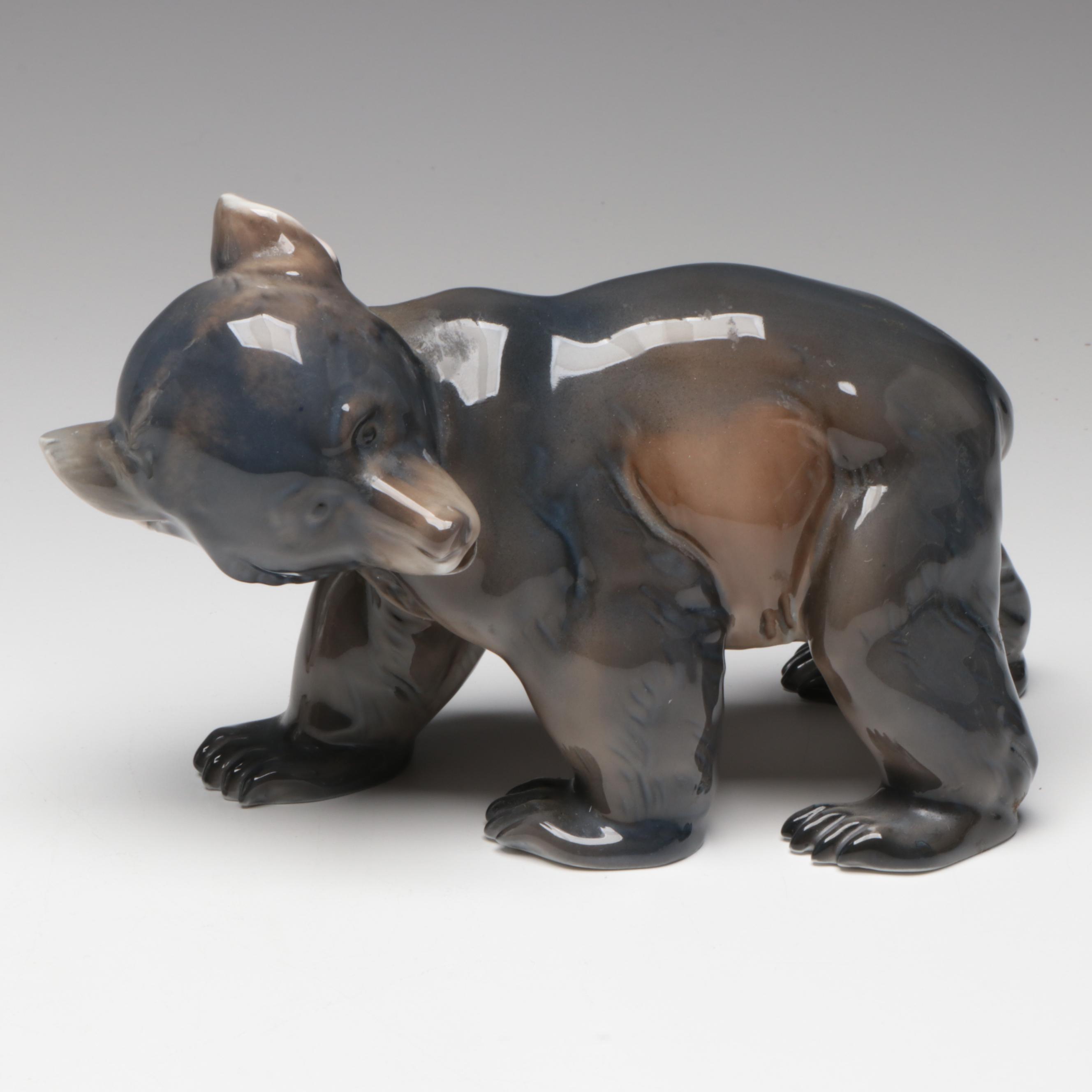 Rosenthal and KPM Porcelain Bear Figurines, 20th Century