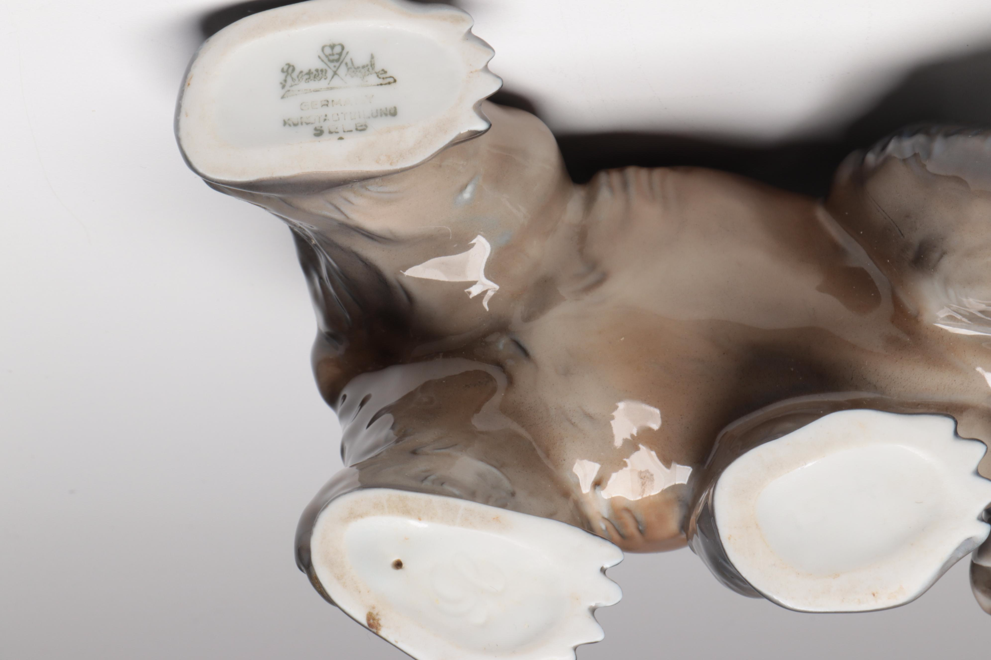 Rosenthal and KPM Porcelain Bear Figurines, 20th Century