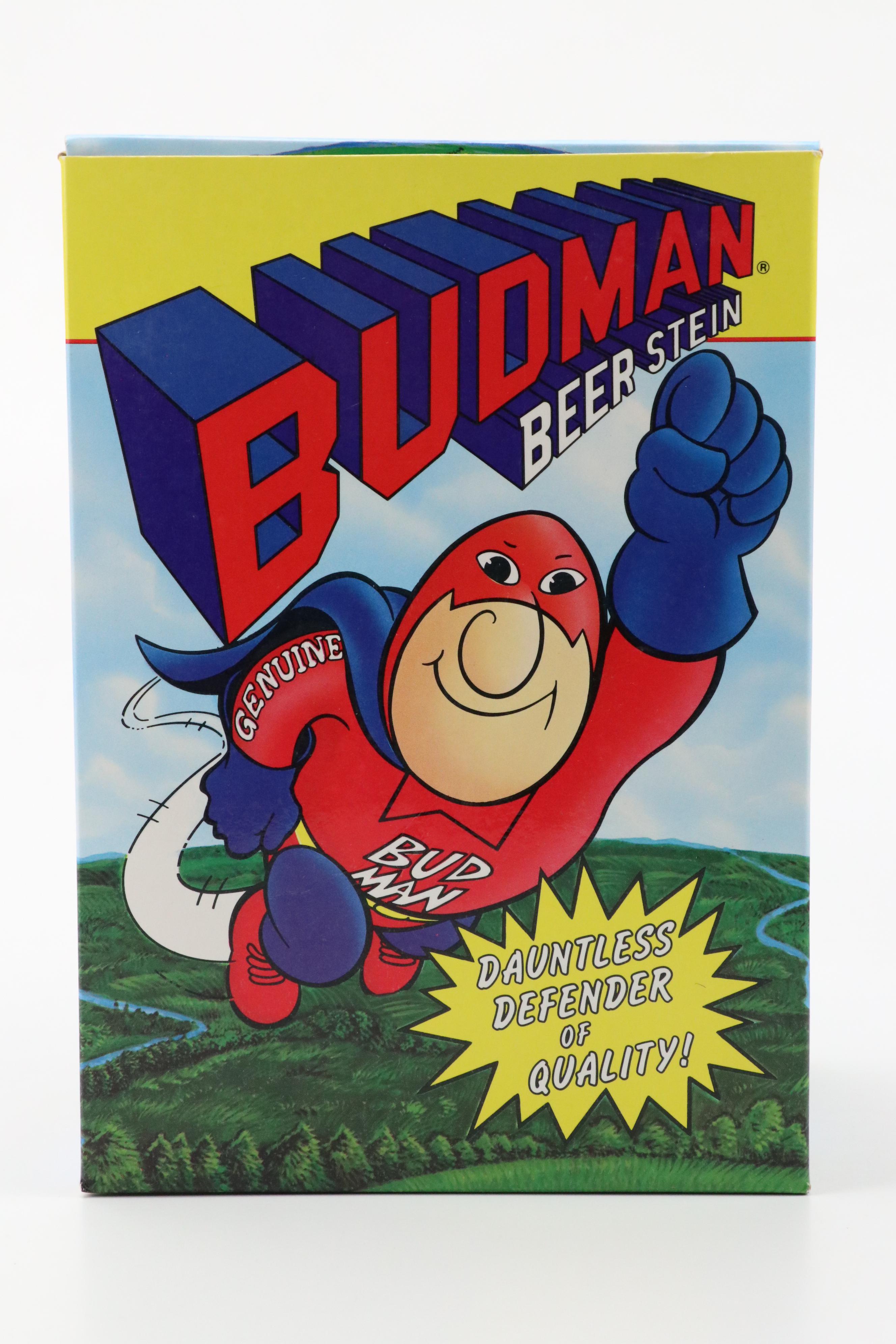 Tradex for Corona "Parrot", "Toucan" and "Iguana" and Budman Figural Beer Steins