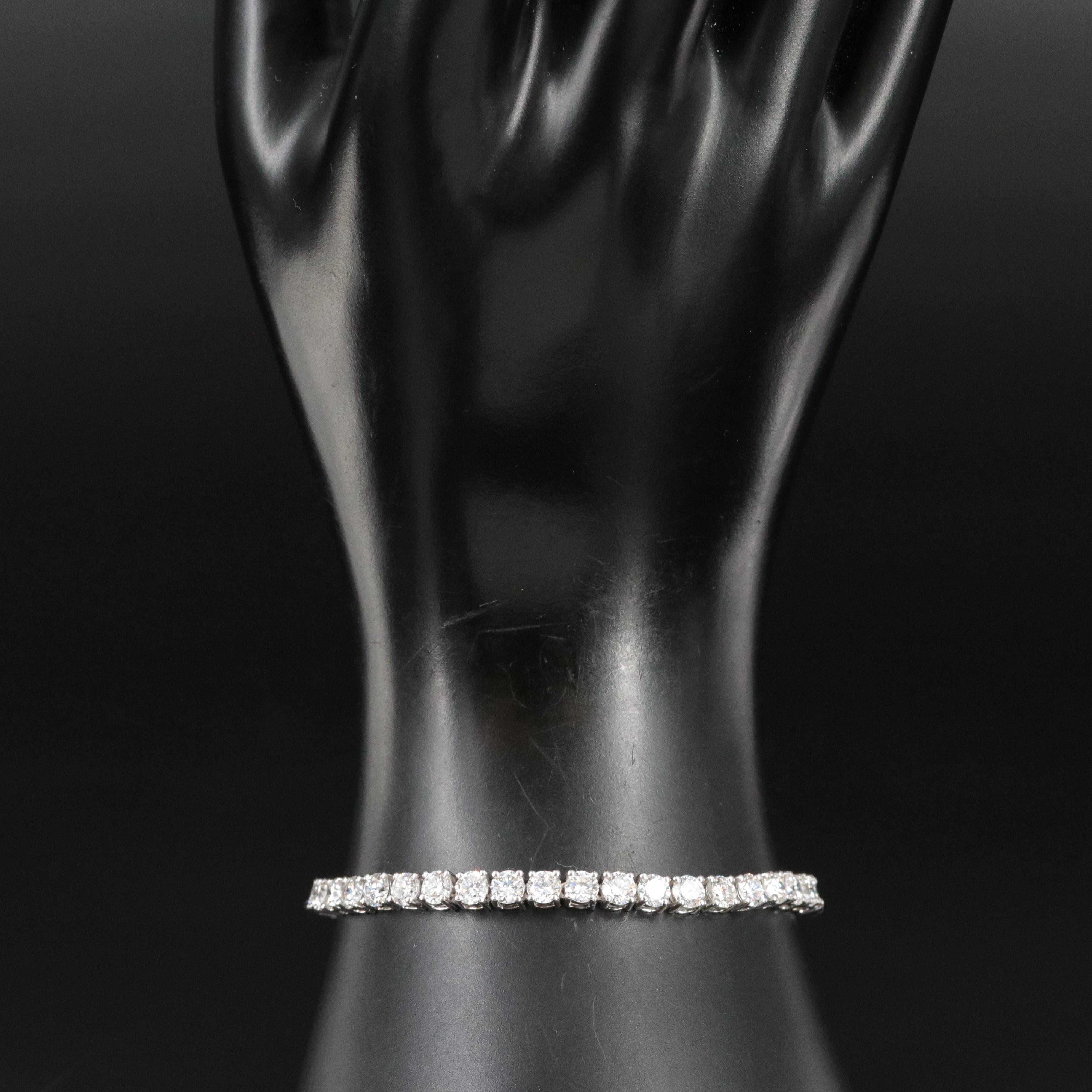 14K 10.03 CTW Lab Grown Diamond Line Bracelet